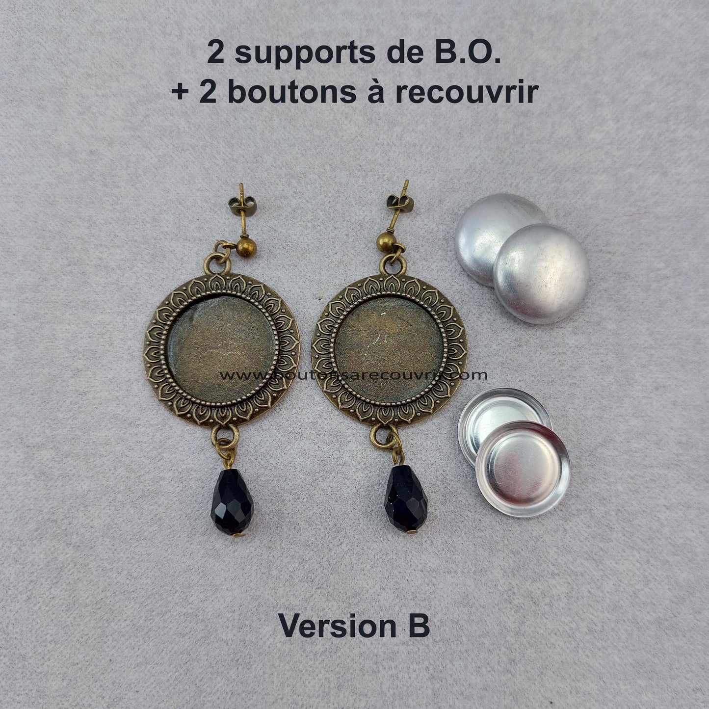 AGATHE | Boucles d'oreilles à recouvrir