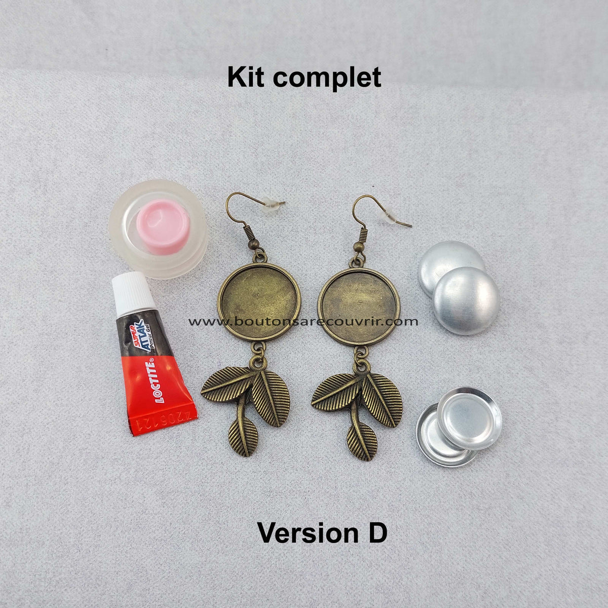 CORY - Boucles oreilles à recouvrir