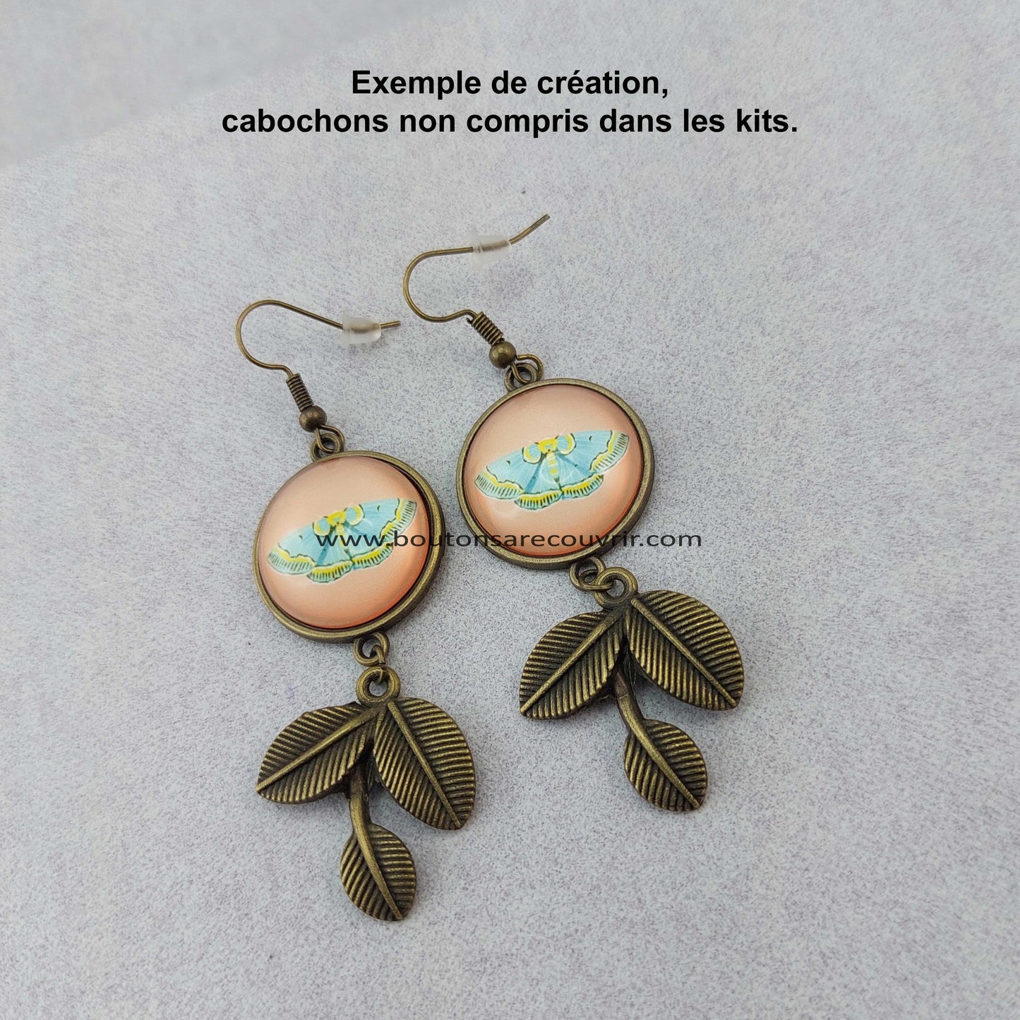 CORY - Boucles oreilles à recouvrir