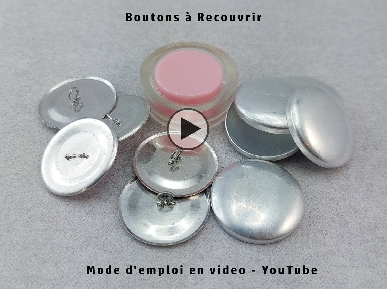 Boutons à recouvrir