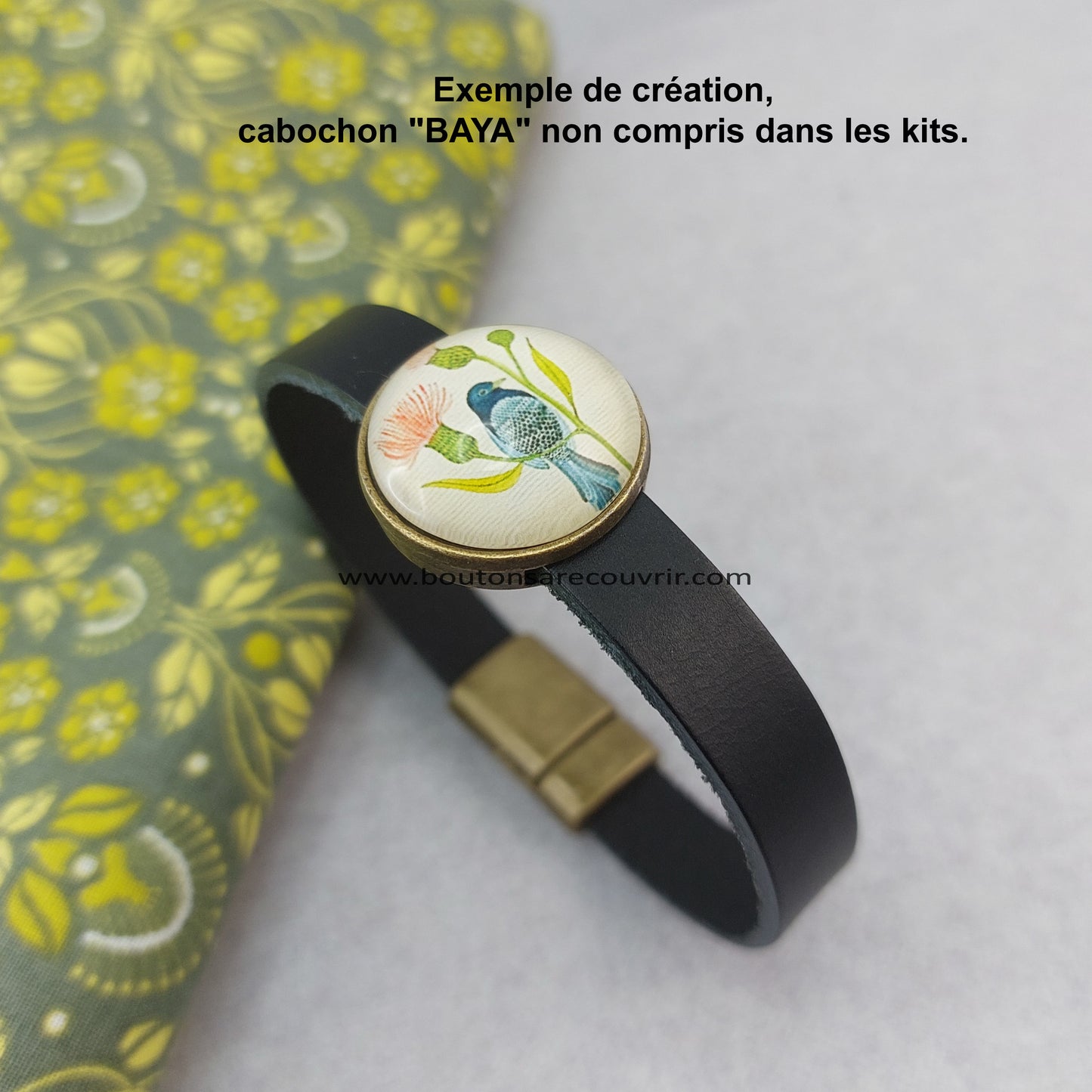 CUIR | Bracelet cuir NOIR