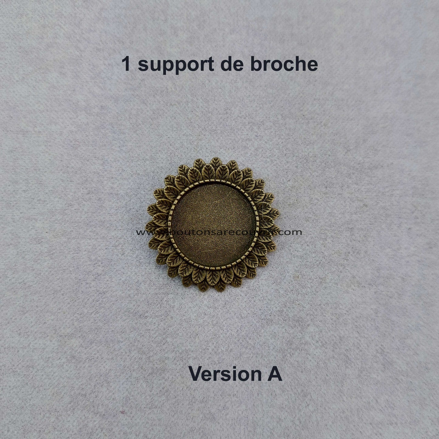 FEUILLE | Broche à recouvrir 20 mm