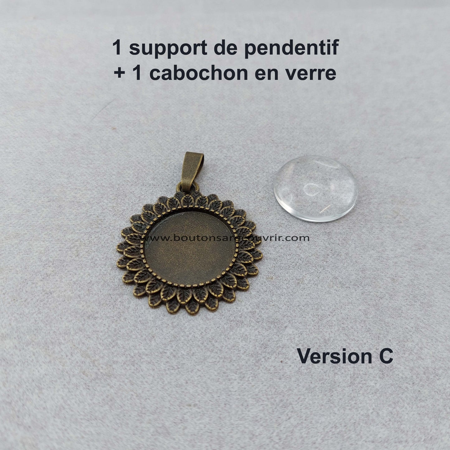 FEUILLE | Pendentif à recouvrir