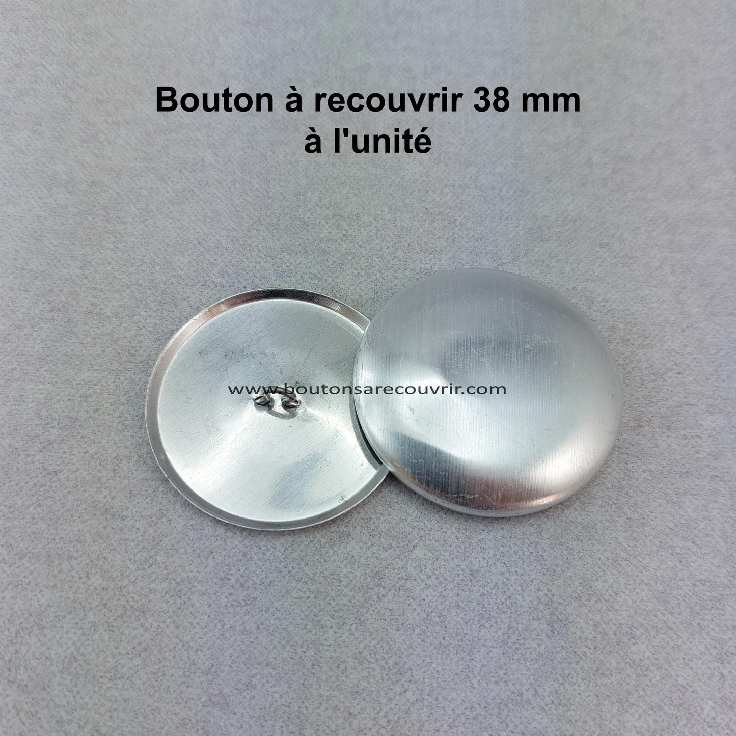 1 bouton à recouvrir 38 mm