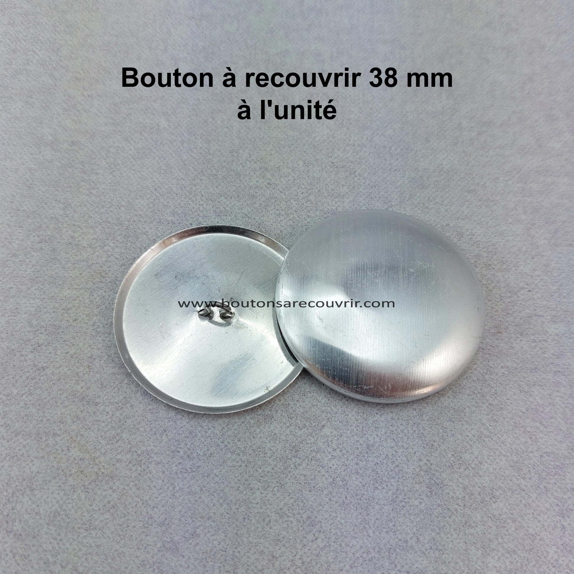 1 bouton à recouvrir 38 mm