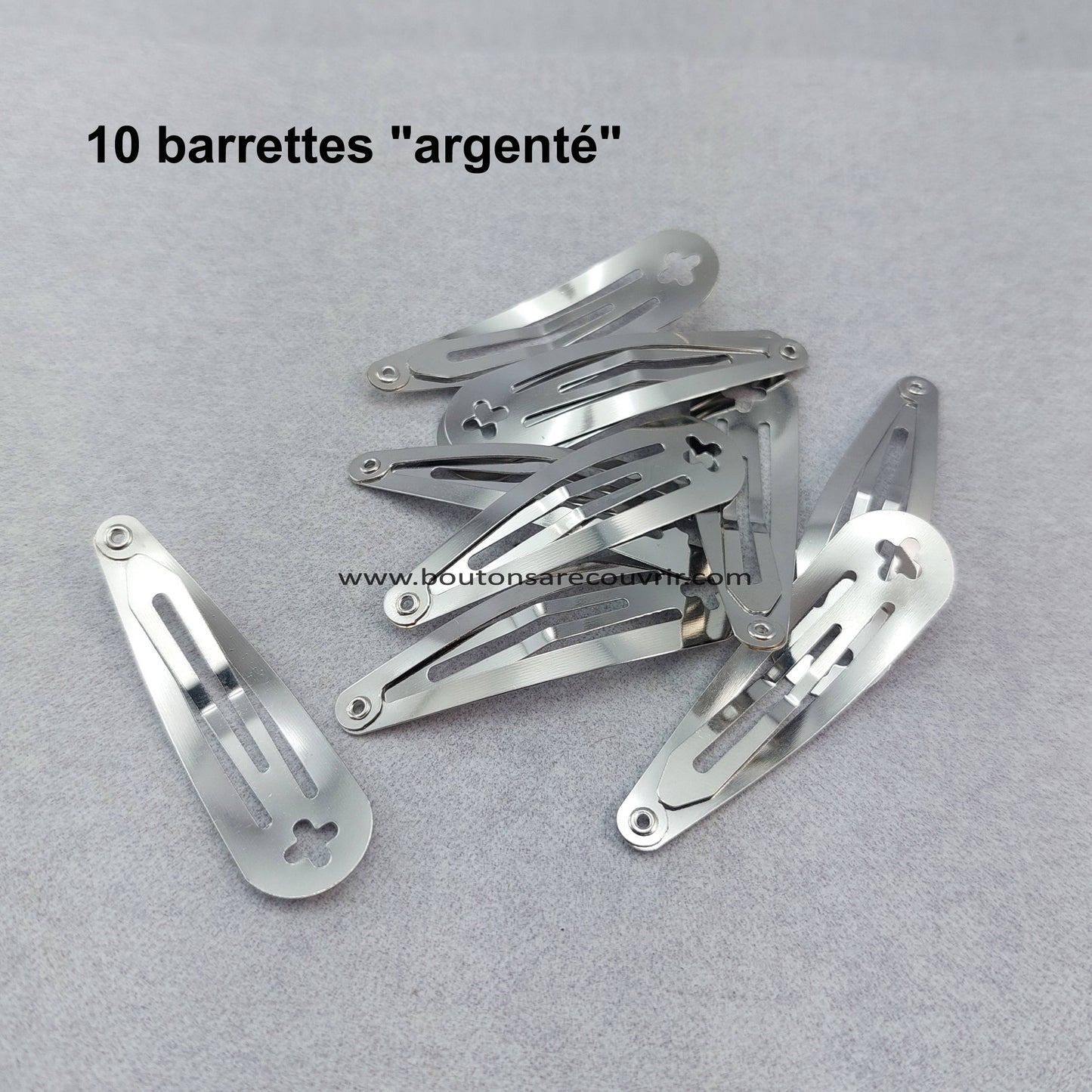 10 barrettes à cheveux de 5 cm