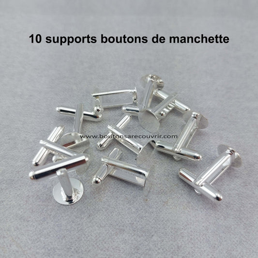 10 supports boutons de manchette