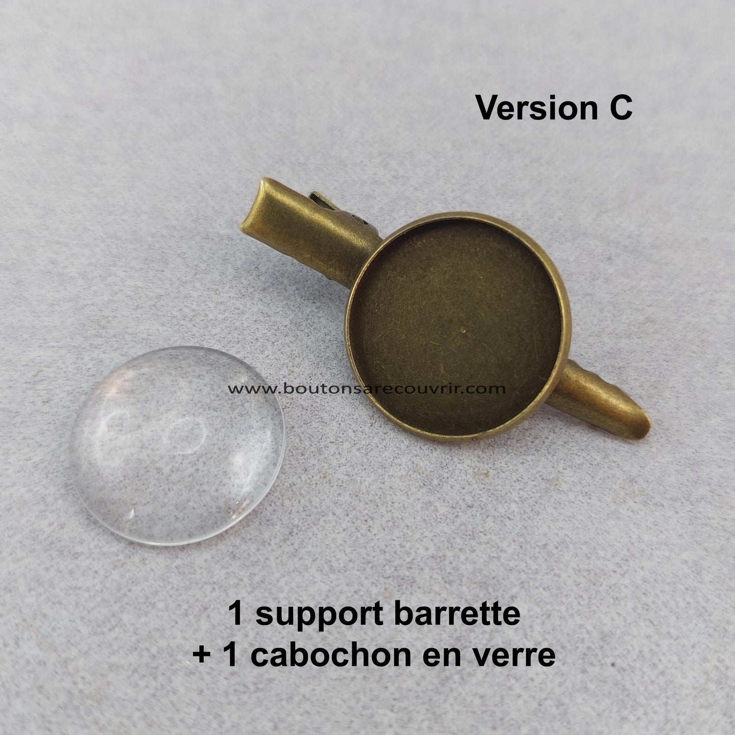 Bouton à recouvrir
