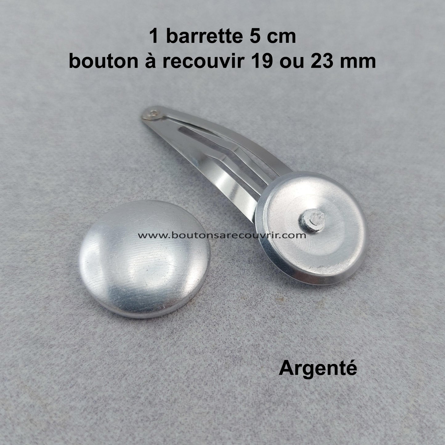 Bouton à recouvrir