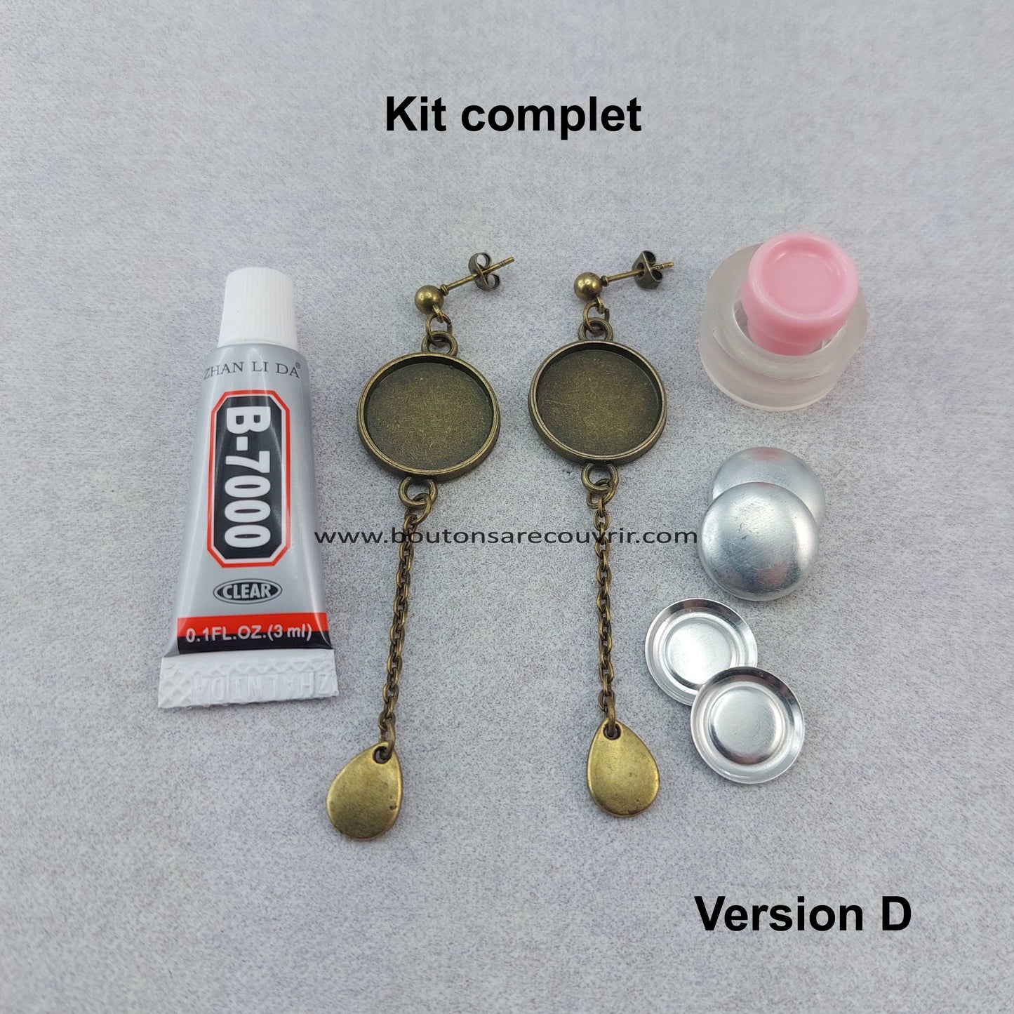 Boutons à recouvrir