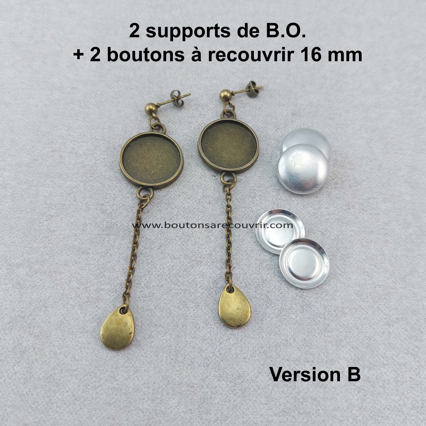 Boutons à recouvrir