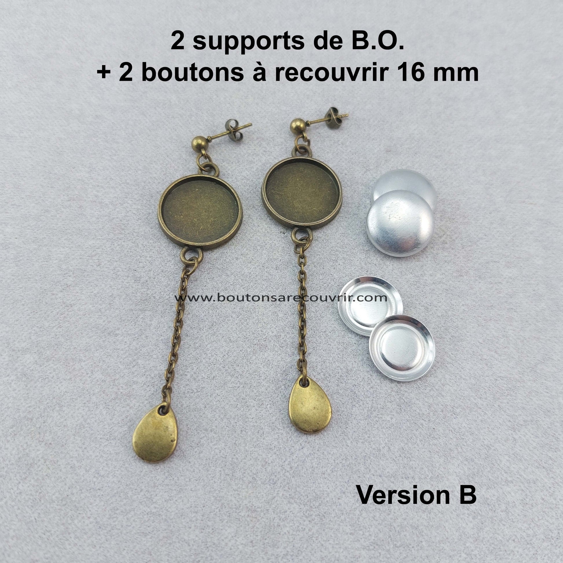 Boutons à recouvrir