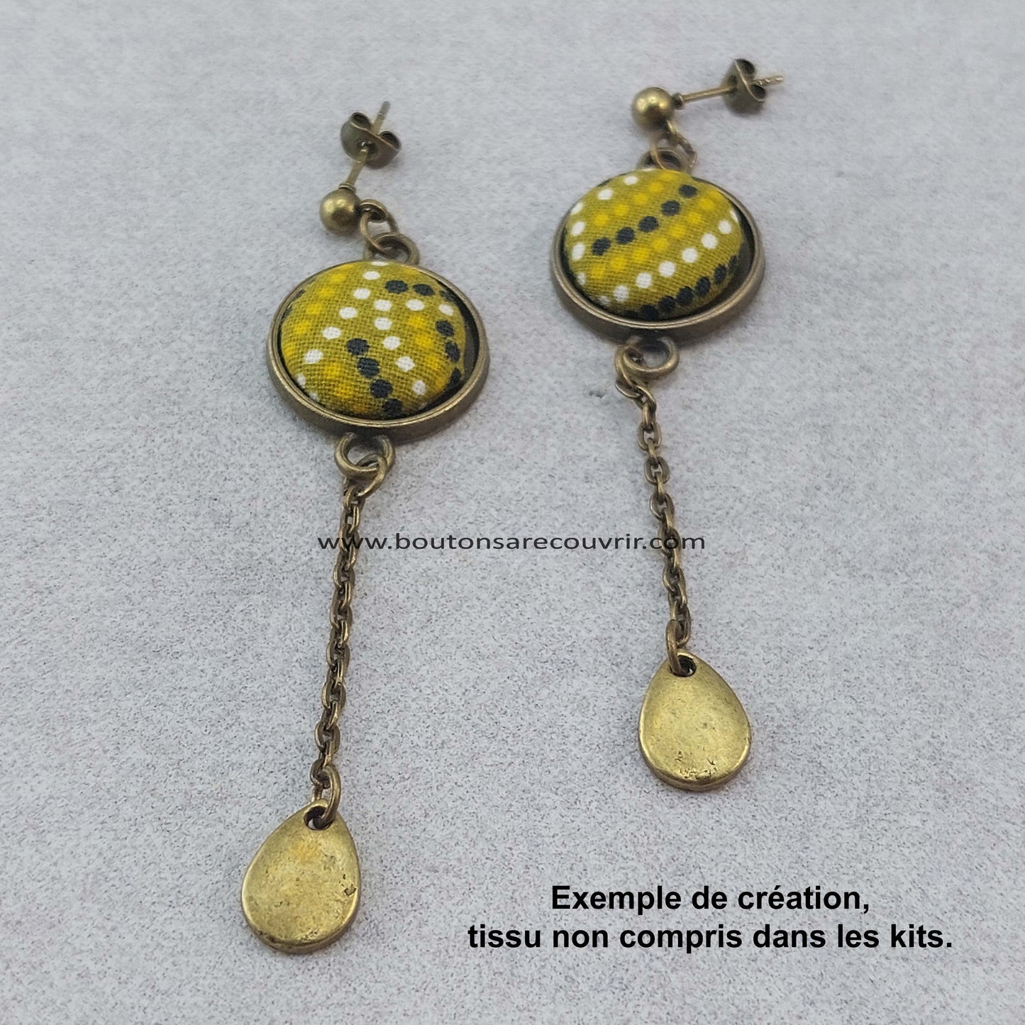 DROP | Breloque bronze antique