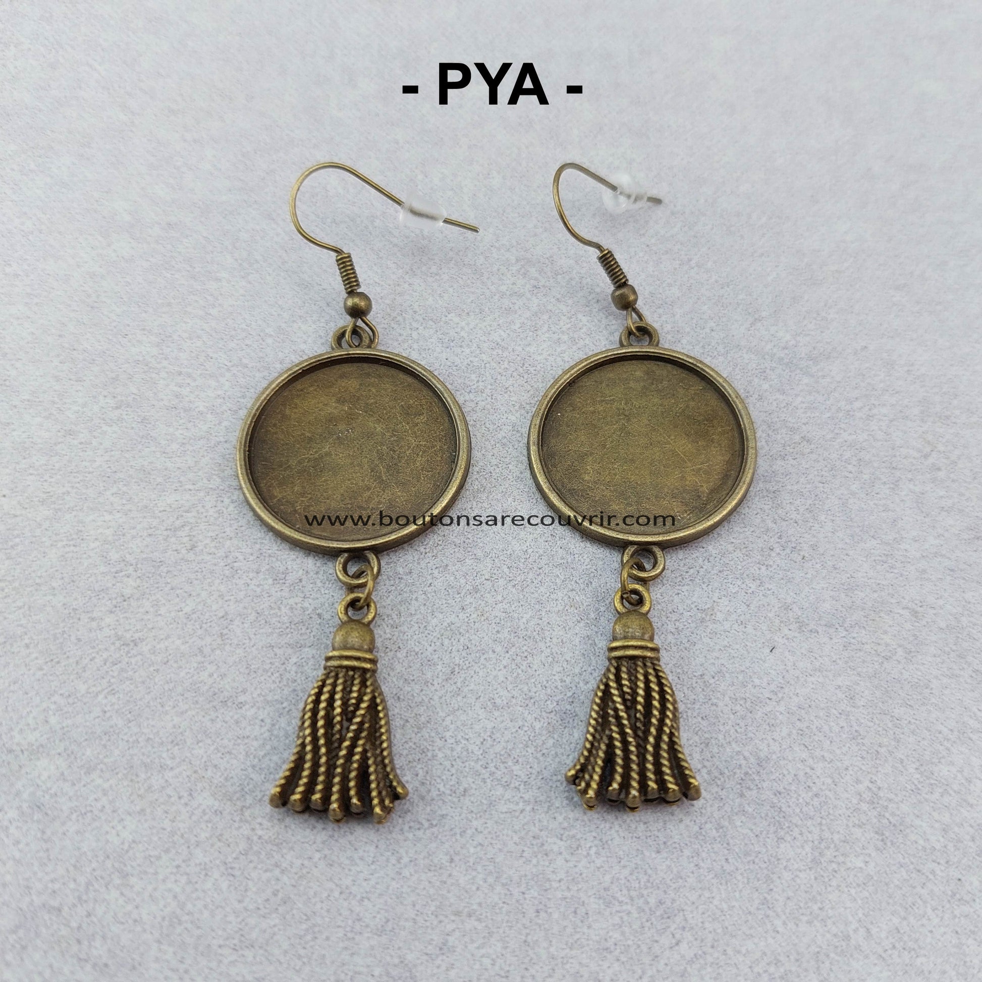 Boucles d'oreilles personnalisables
