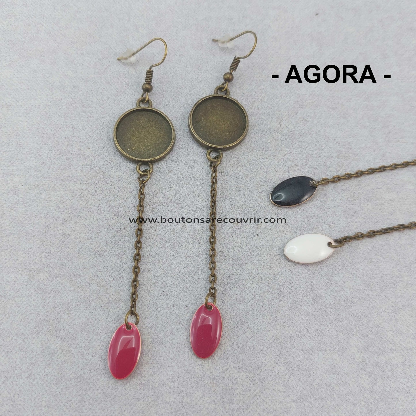 AGORA | Boucles d'oreilles à recouvrir