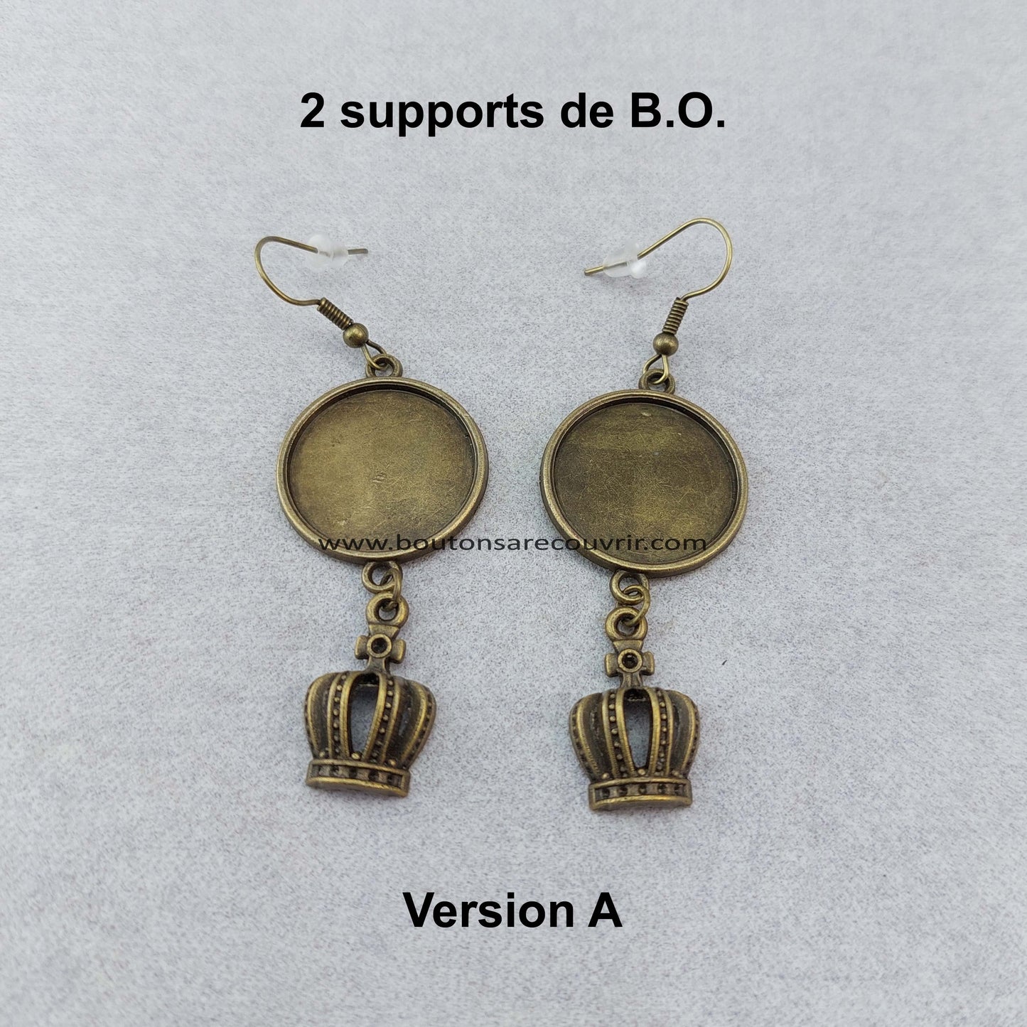 Boutons à recouvrir 19 mm personnalisables