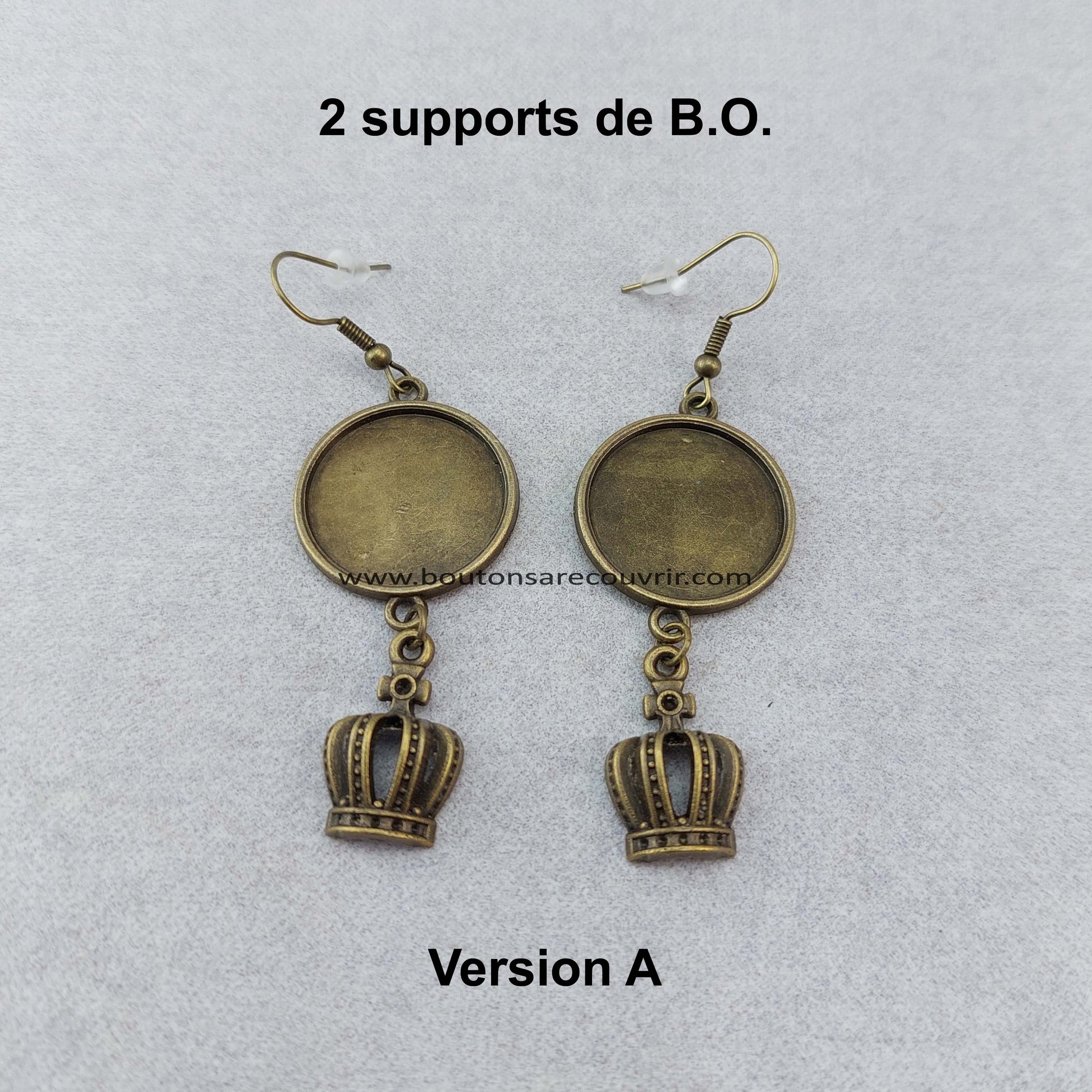 Boutons à recouvrir 19 mm personnalisables