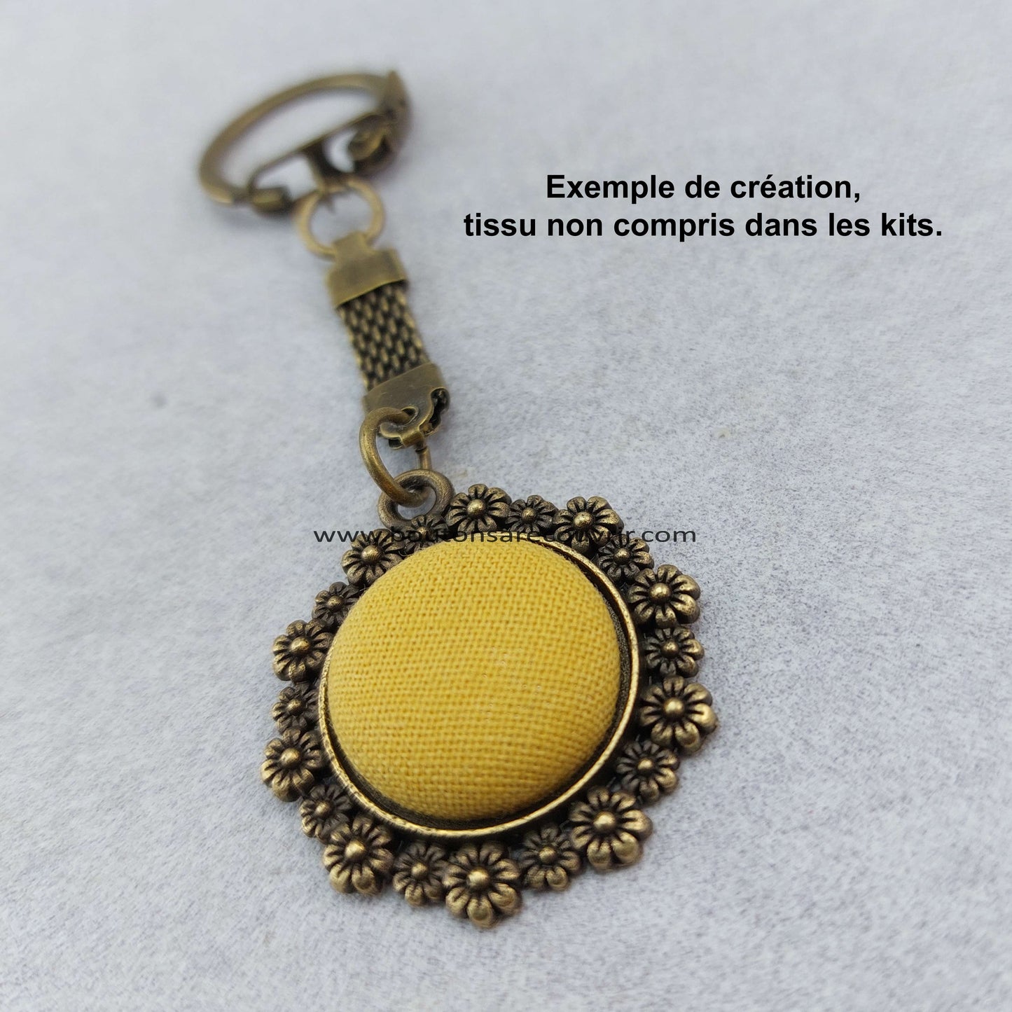 Exemple de création porte-clés personnalisable