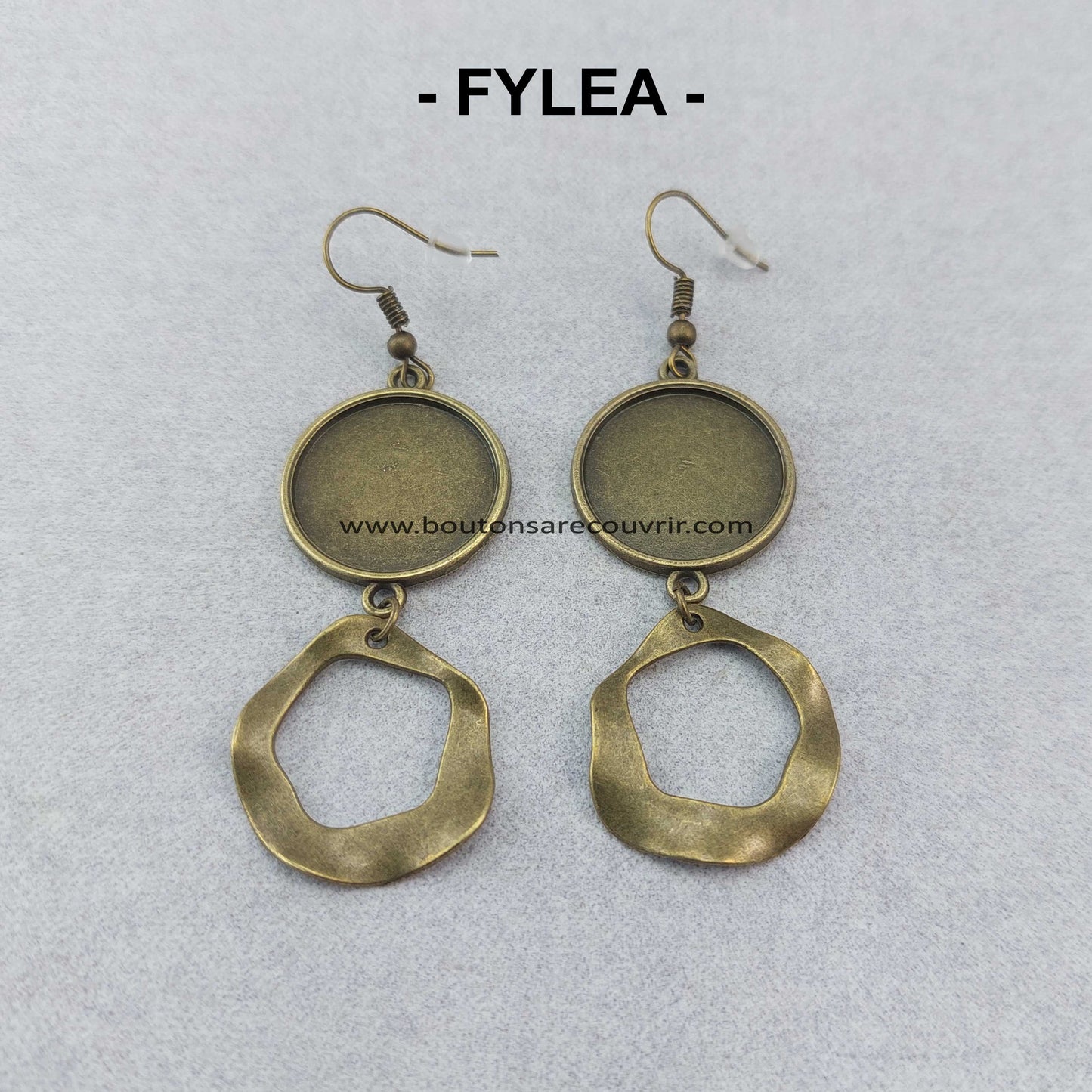 Boucles d'oreilles personnalisables