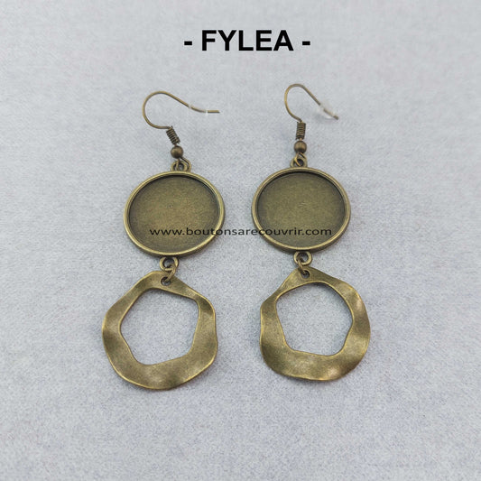 Boucles d'oreilles personnalisables