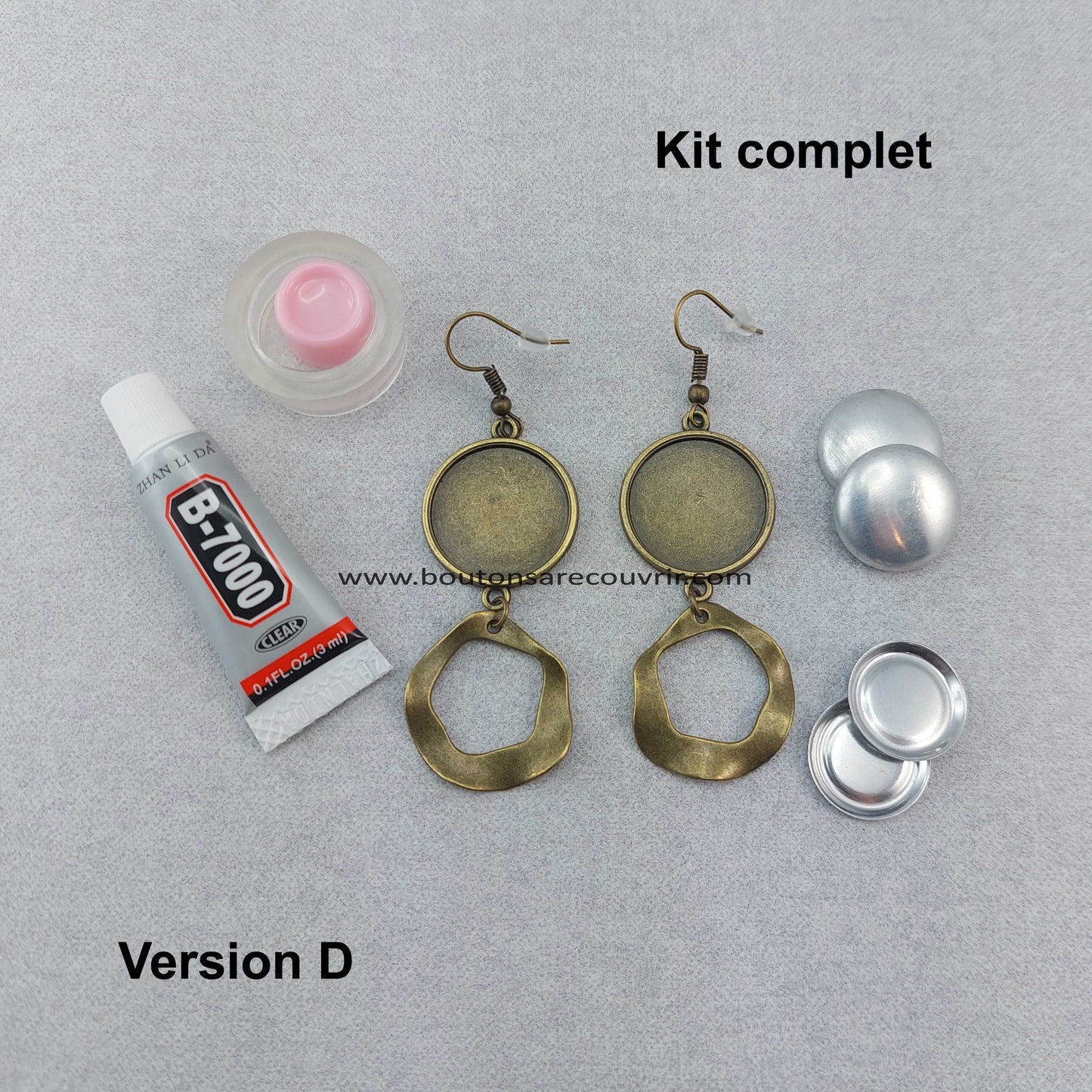 Boucles d'oreilles personnalisables