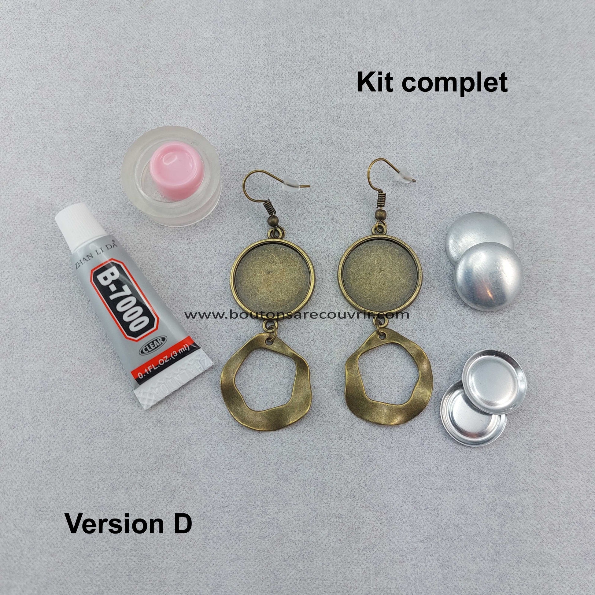 Boucles d'oreilles personnalisables