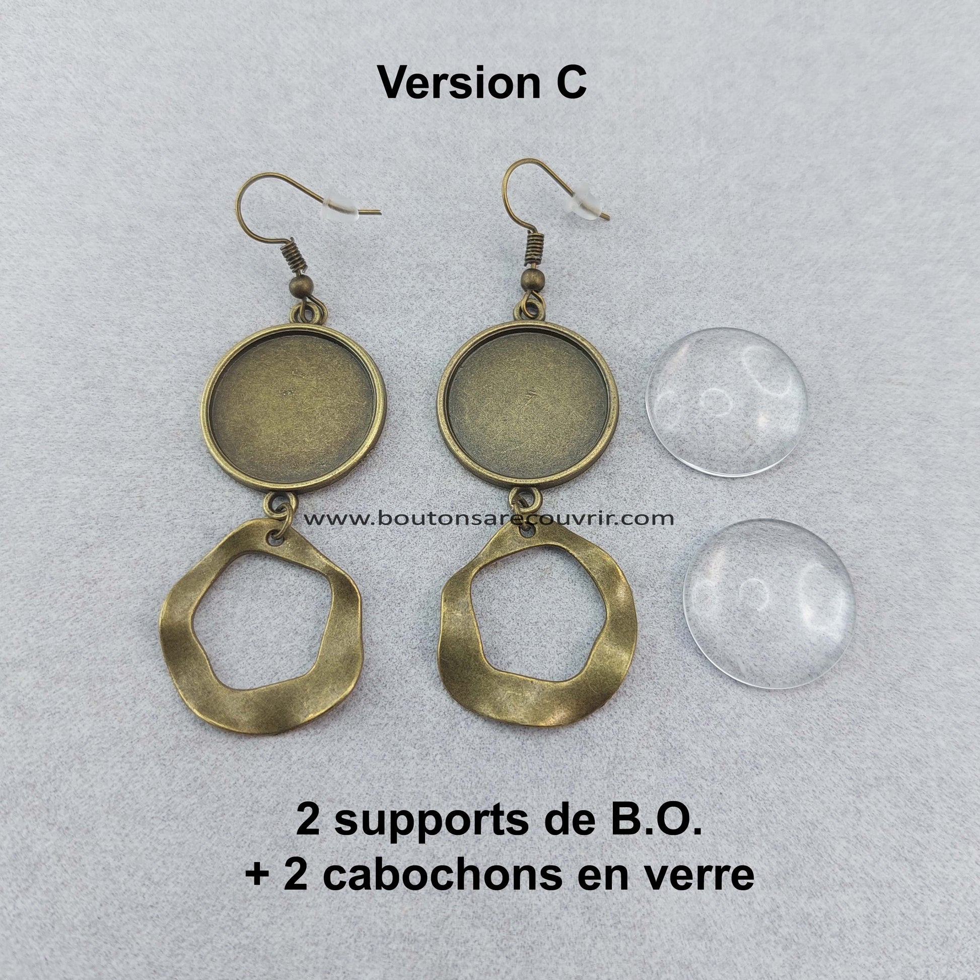 Boucles d'oreilles personnalisables