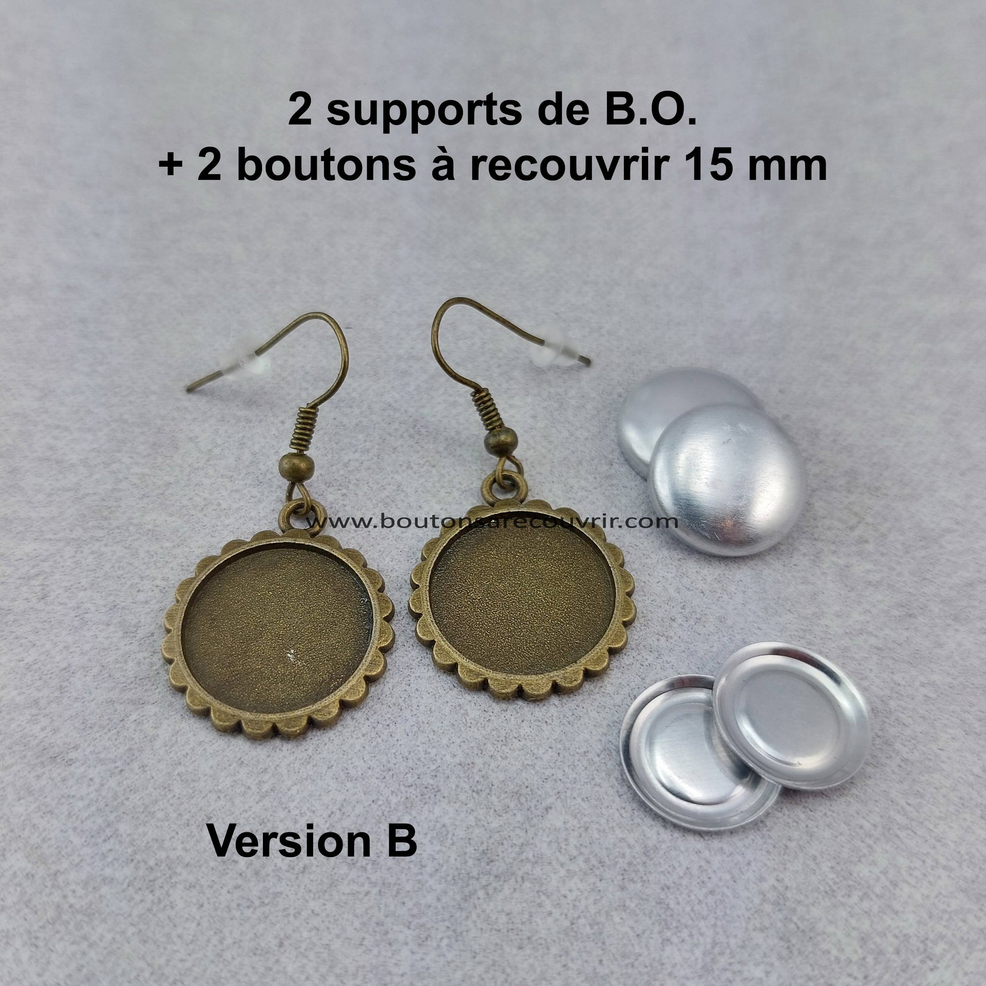 Boutons à recouvrir