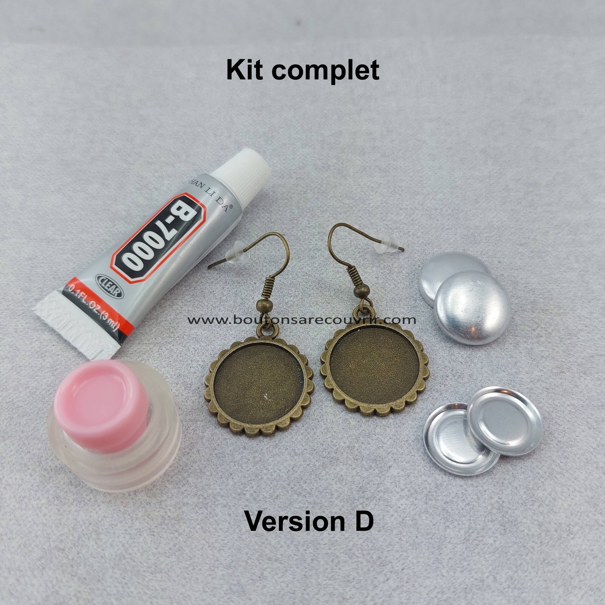 Boutons à recouvrir