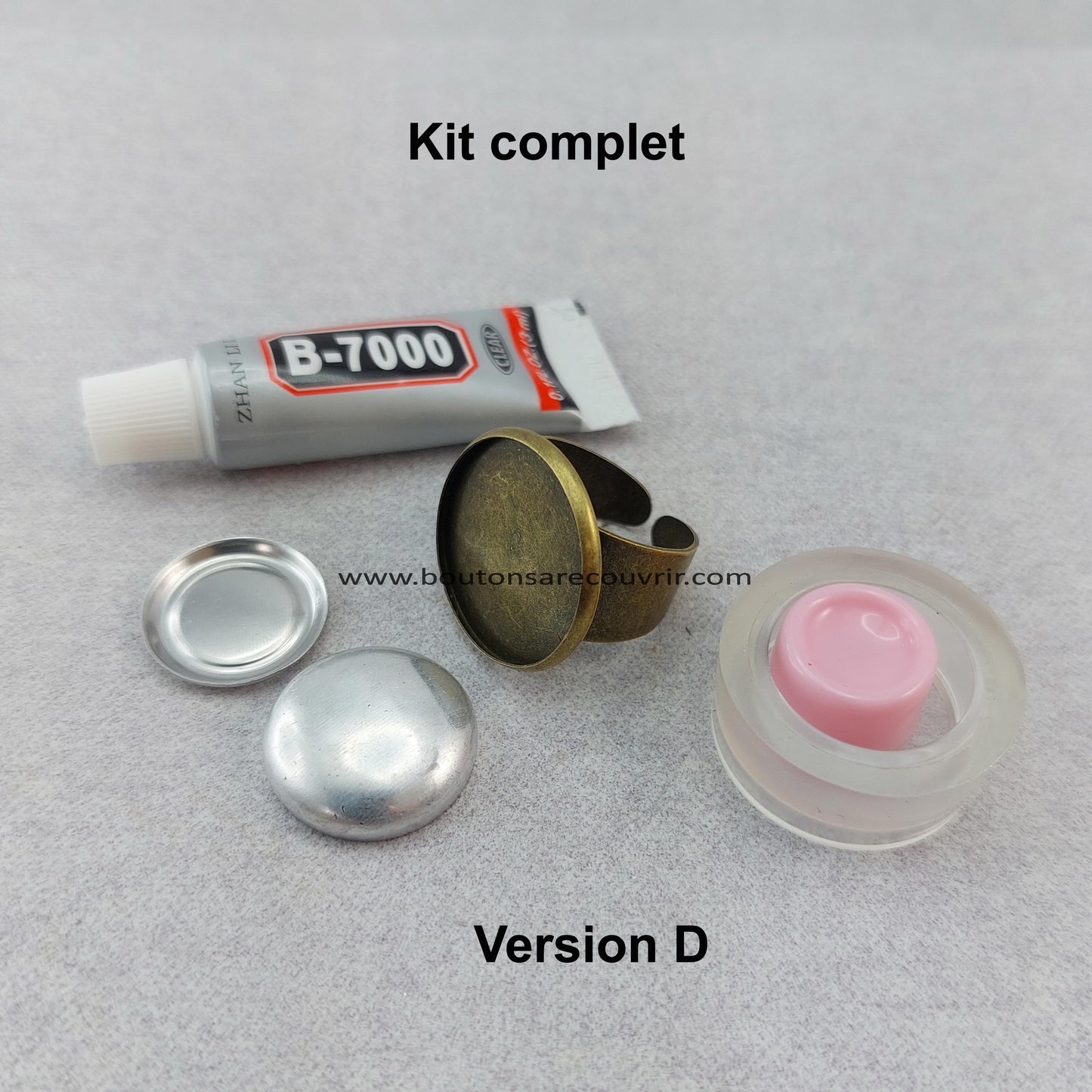 Boutons à recouvrir