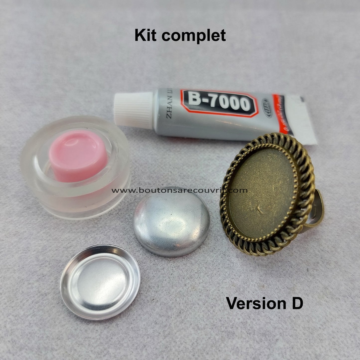 Boutons à recouvrir