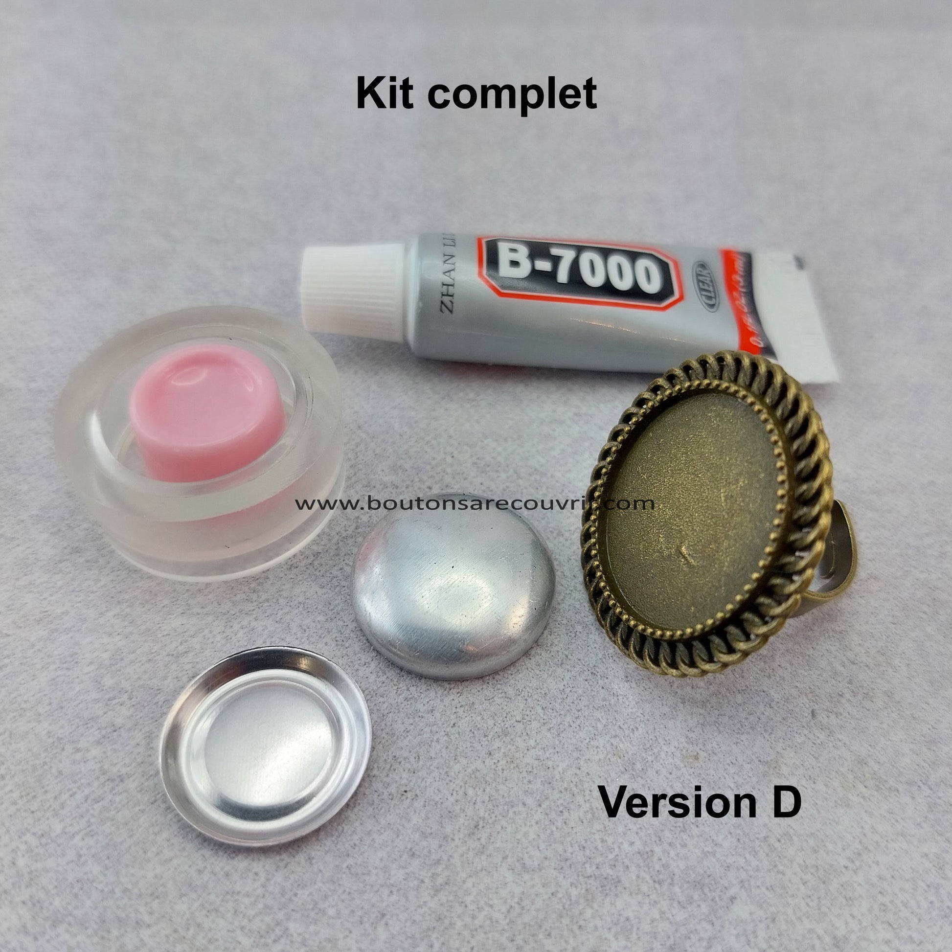 Boutons à recouvrir