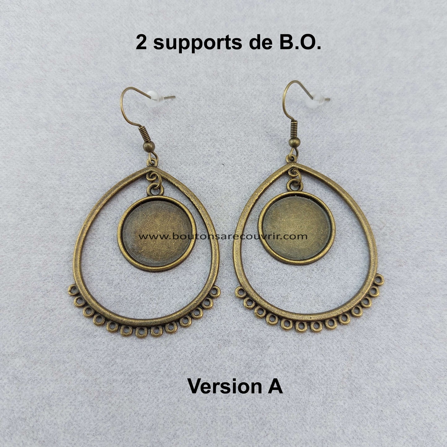 Boutons à recouvrir personnalisables
