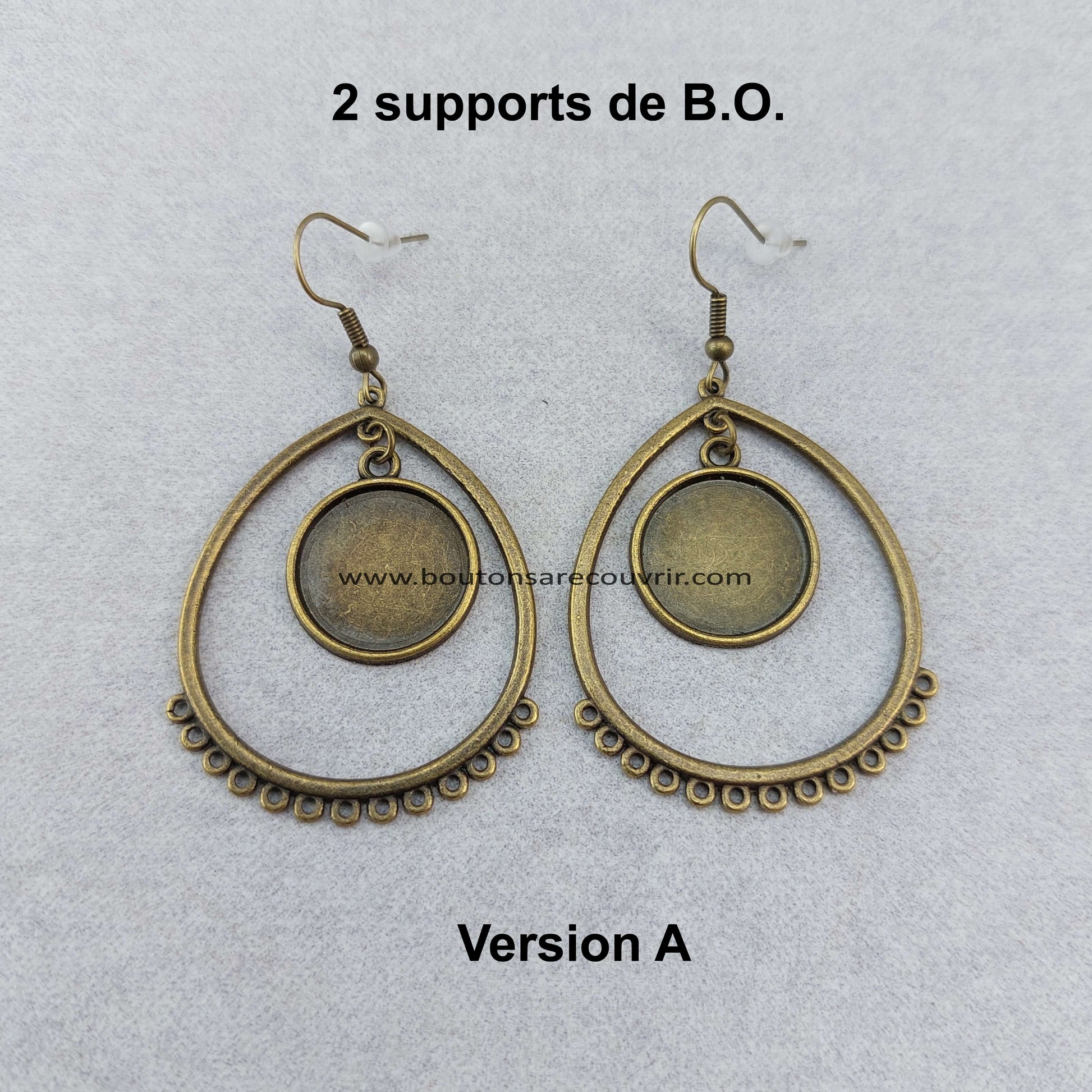 Boutons à recouvrir personnalisables