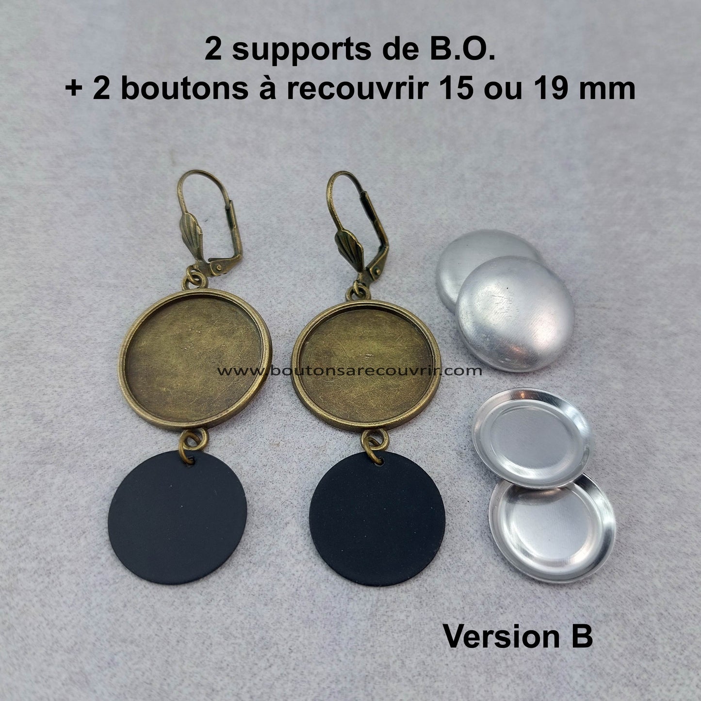 AMYLLE | Boucles d'oreilles à recouvrir