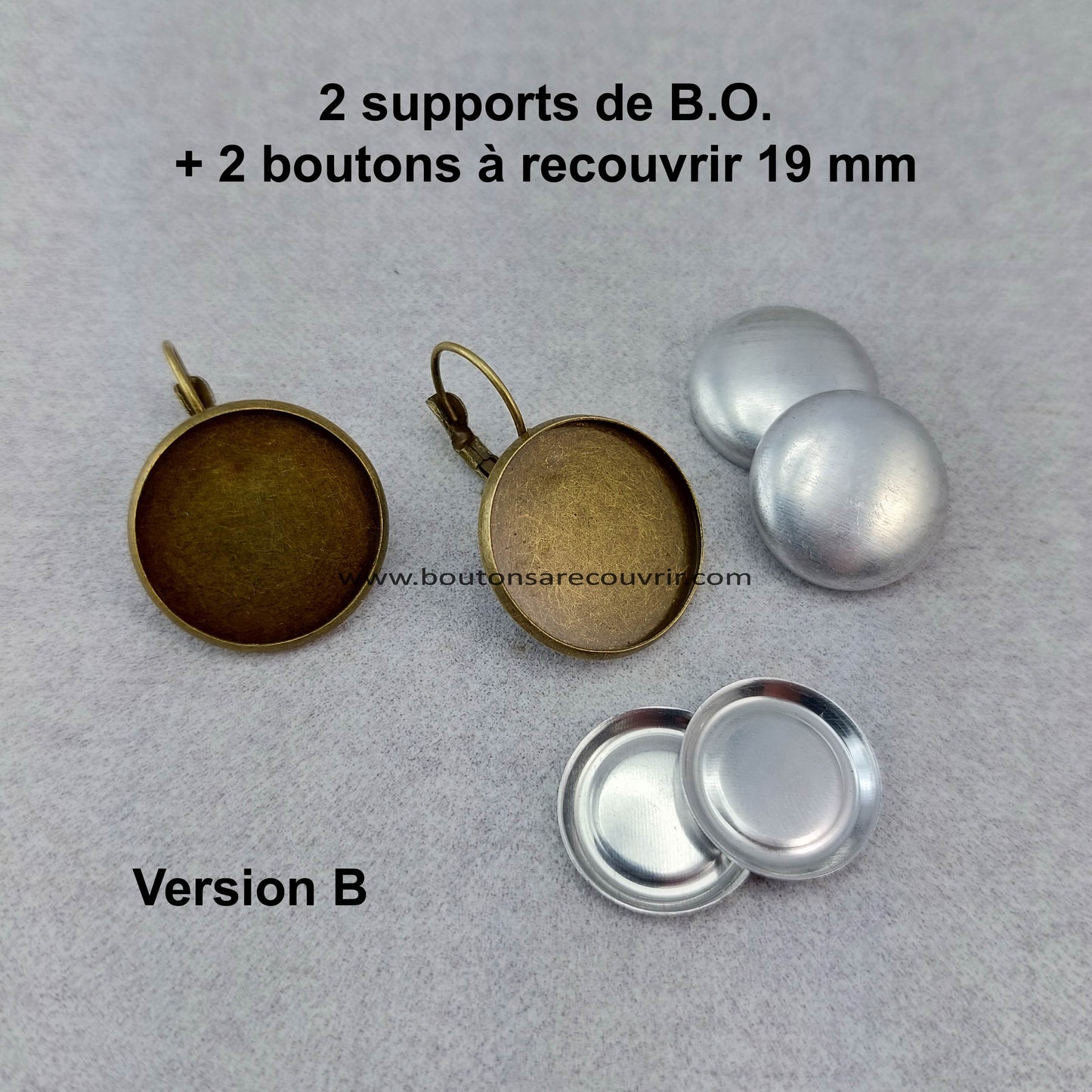 Boutons à recouvrir
