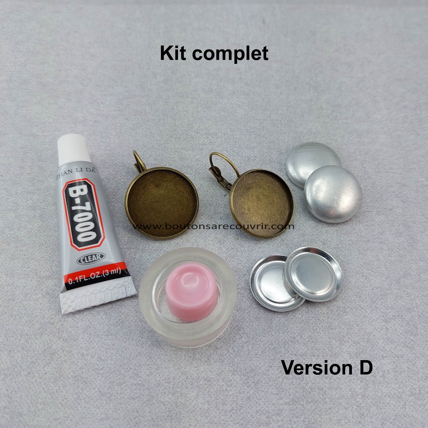 Boutons à recouvrir