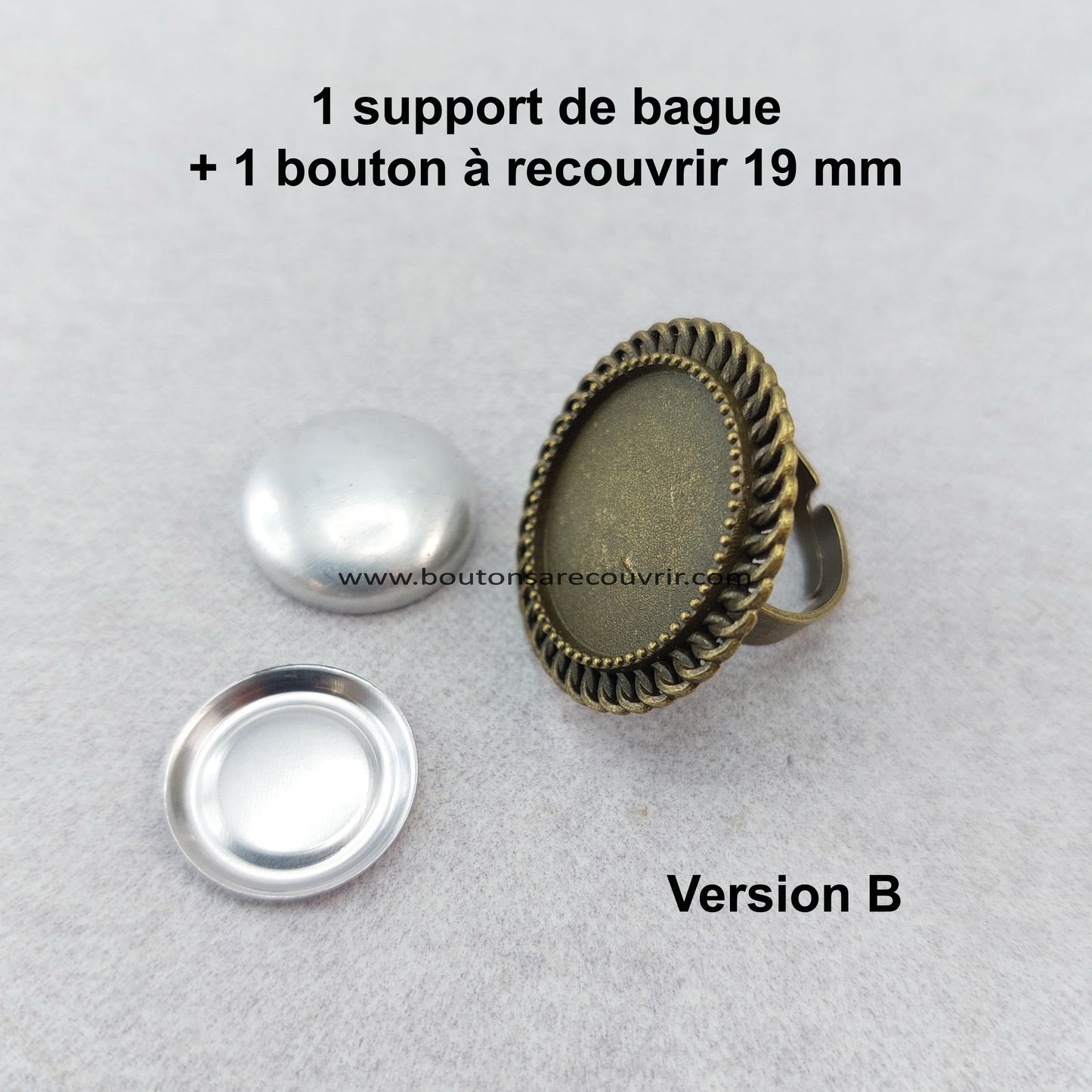 Boutons à recouvrir