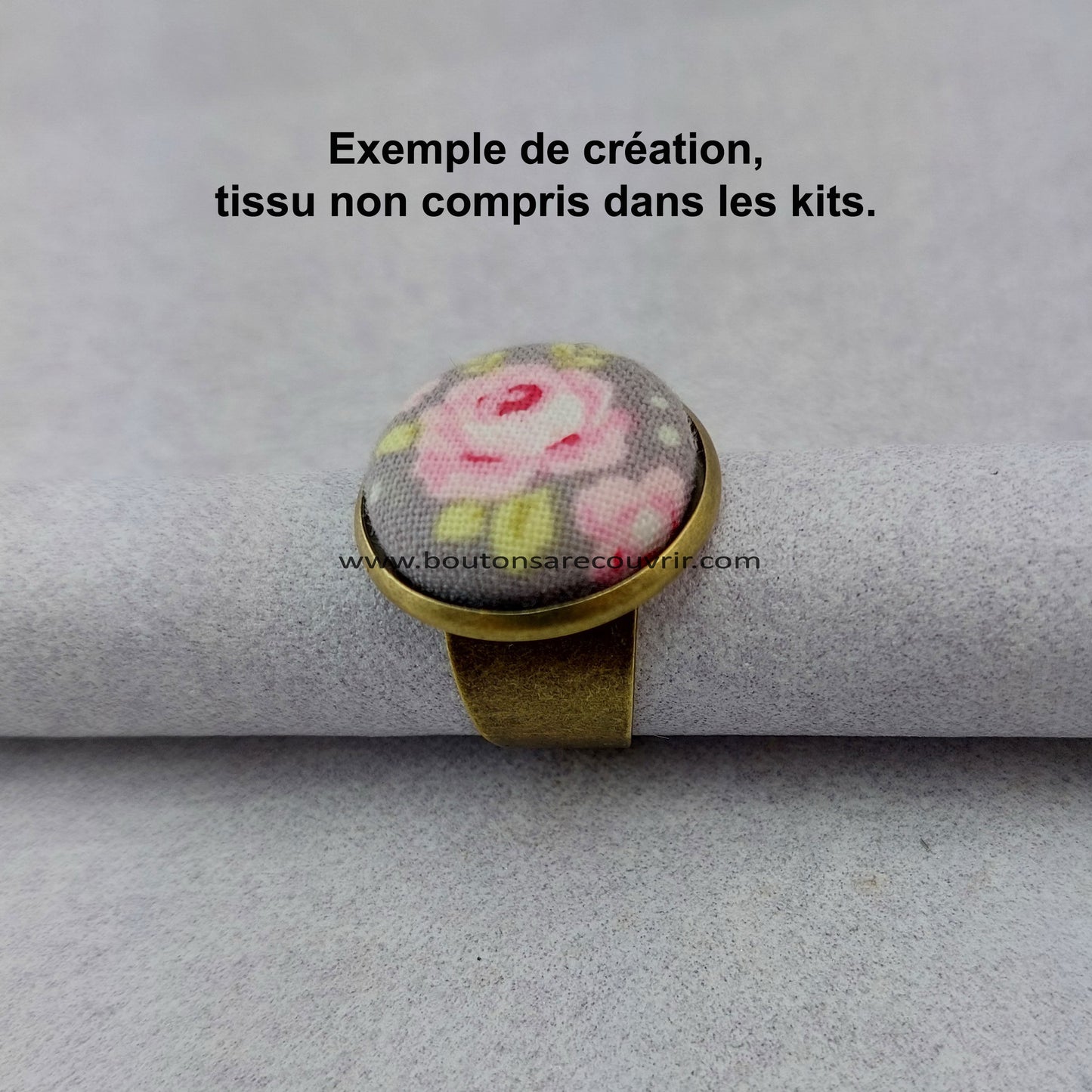 Boutons à recouvrir