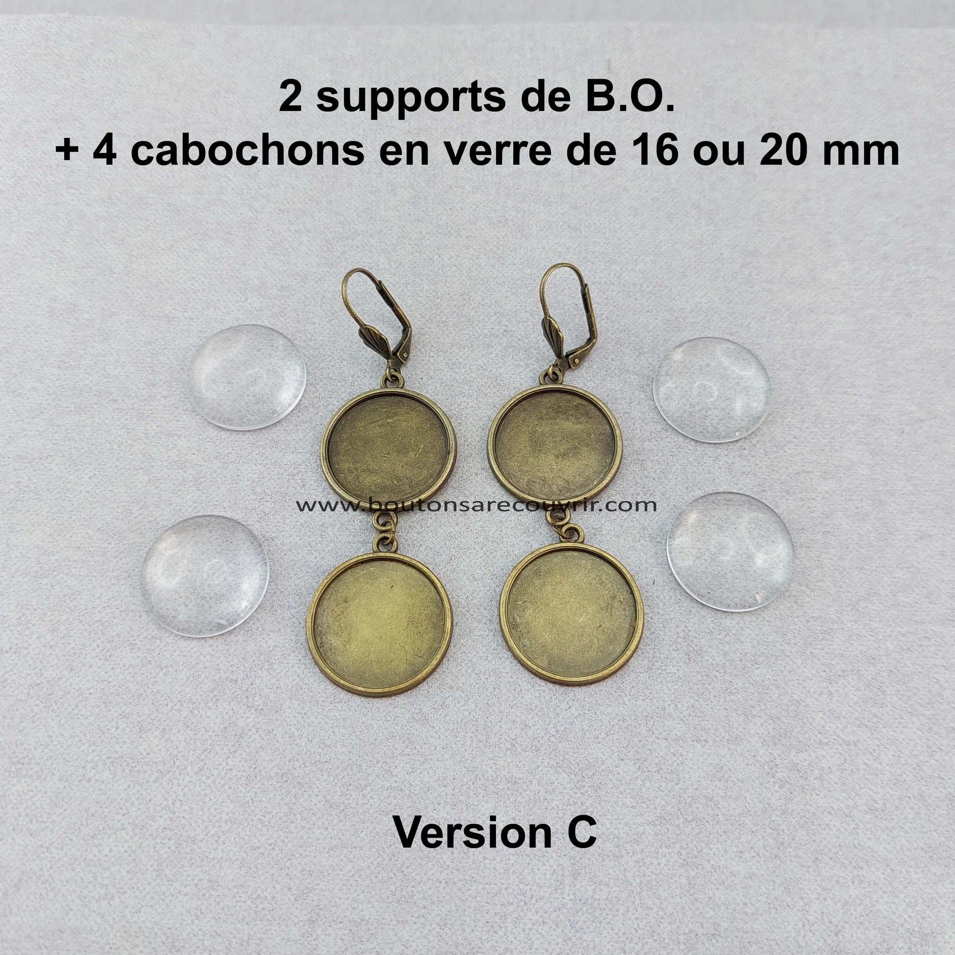 Boucles d'oreilles personnalisables
