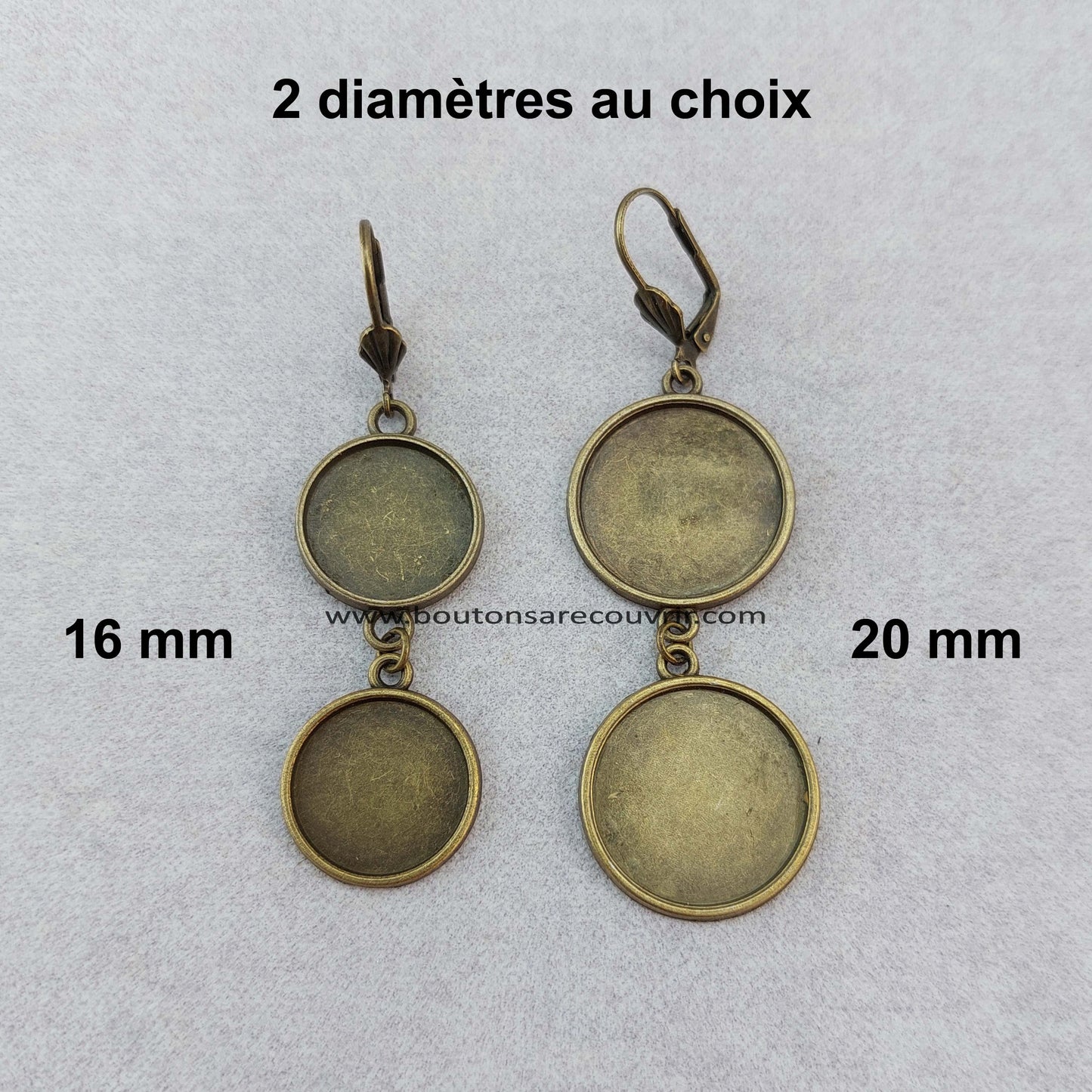 Boucles d'oreilles personnalisables