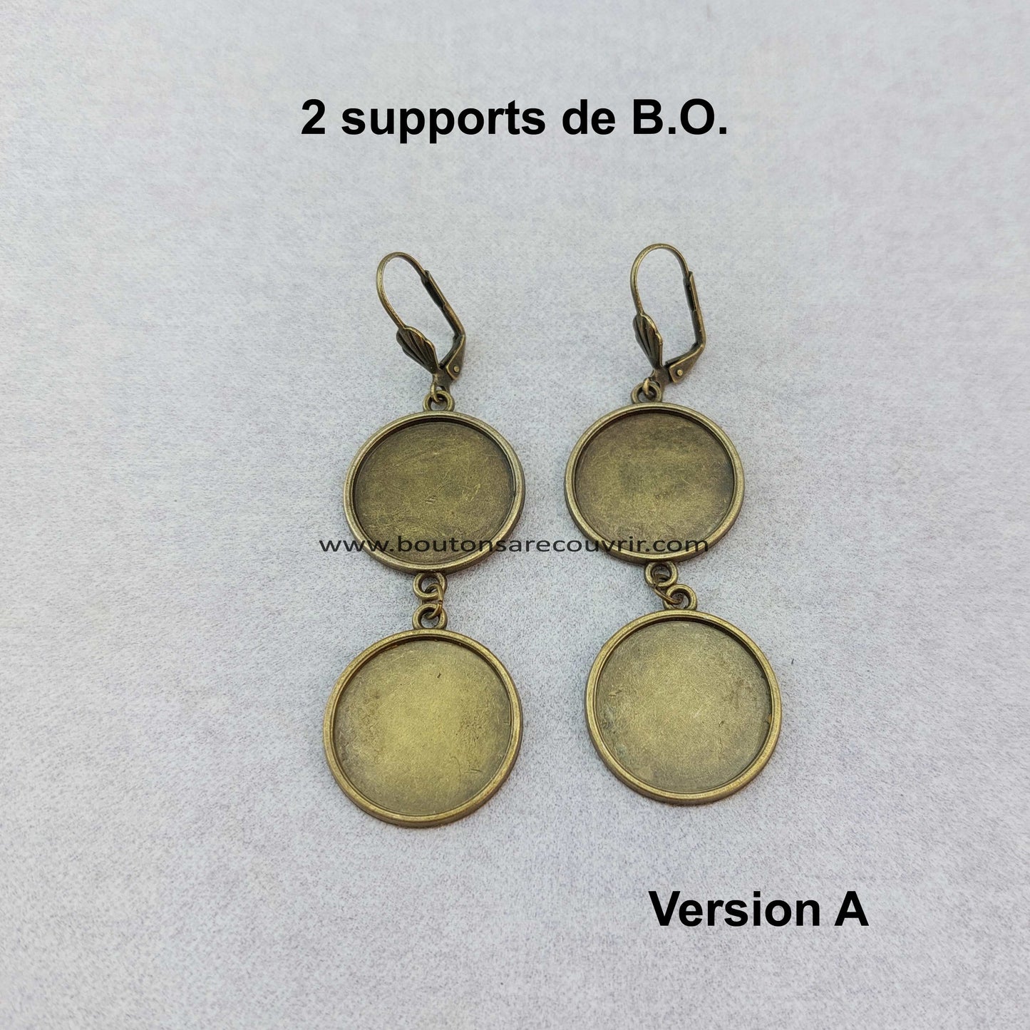 Boucles d'oreilles personnalisables