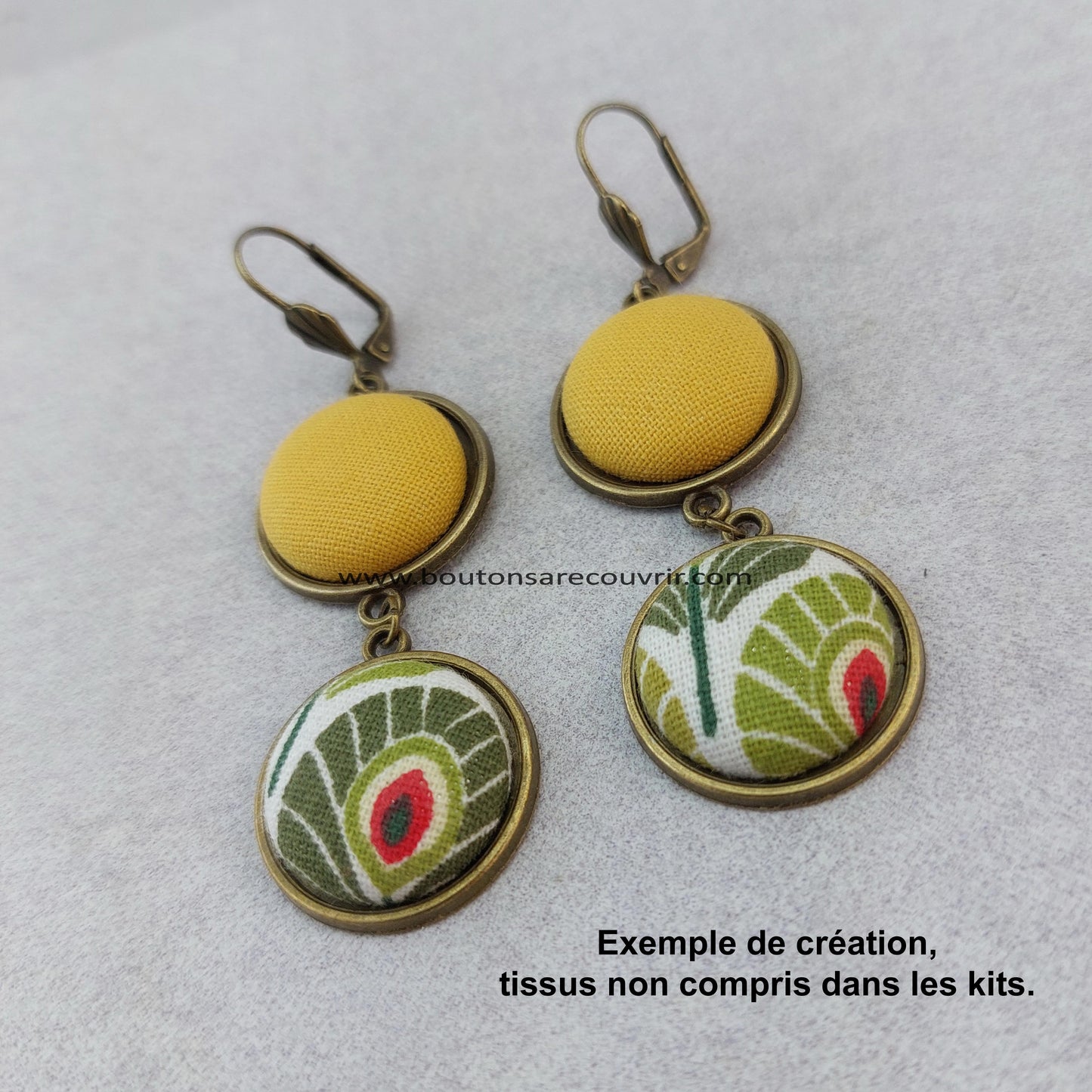 Boucles d'oreilles personnalisables