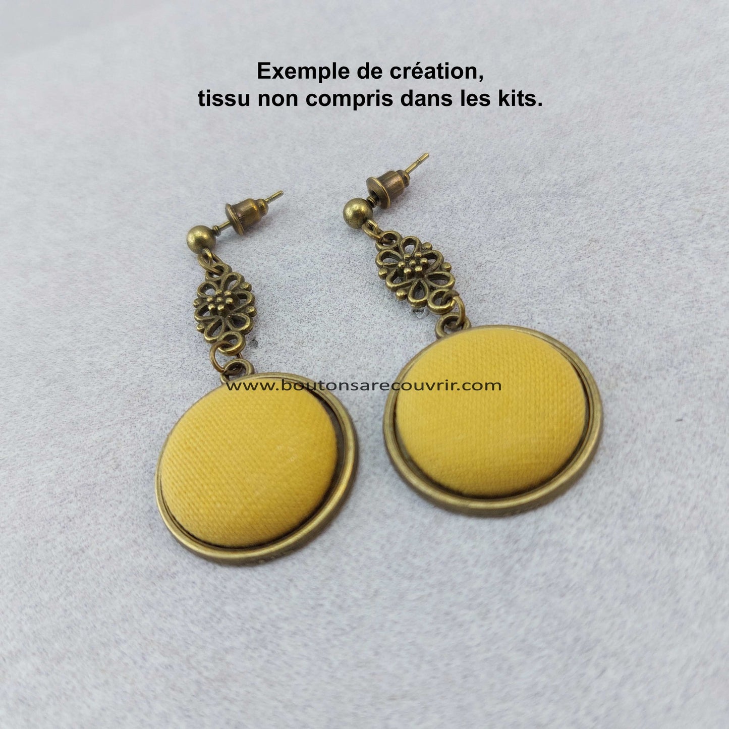 Boutons à recouvrir 19 mm