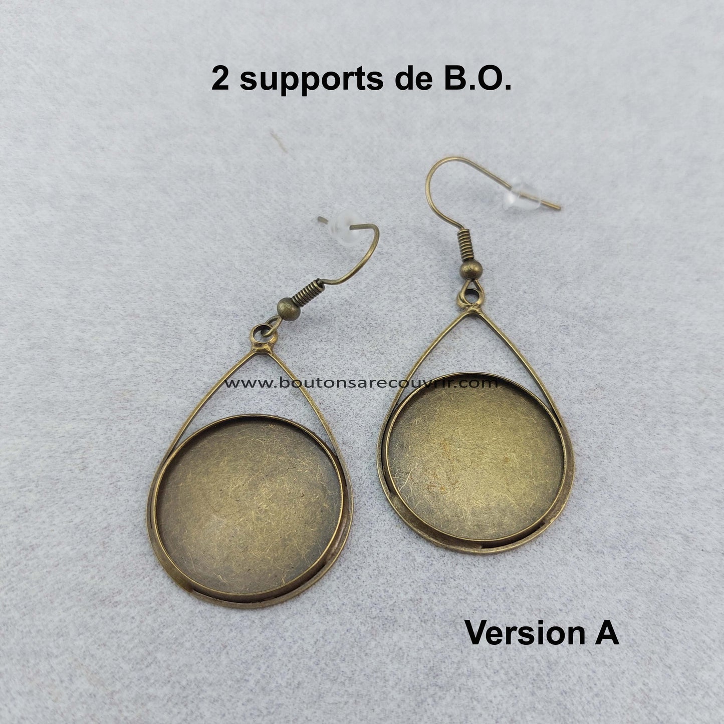 Cabochons en verre - boutons à recouvrir - cover buttons