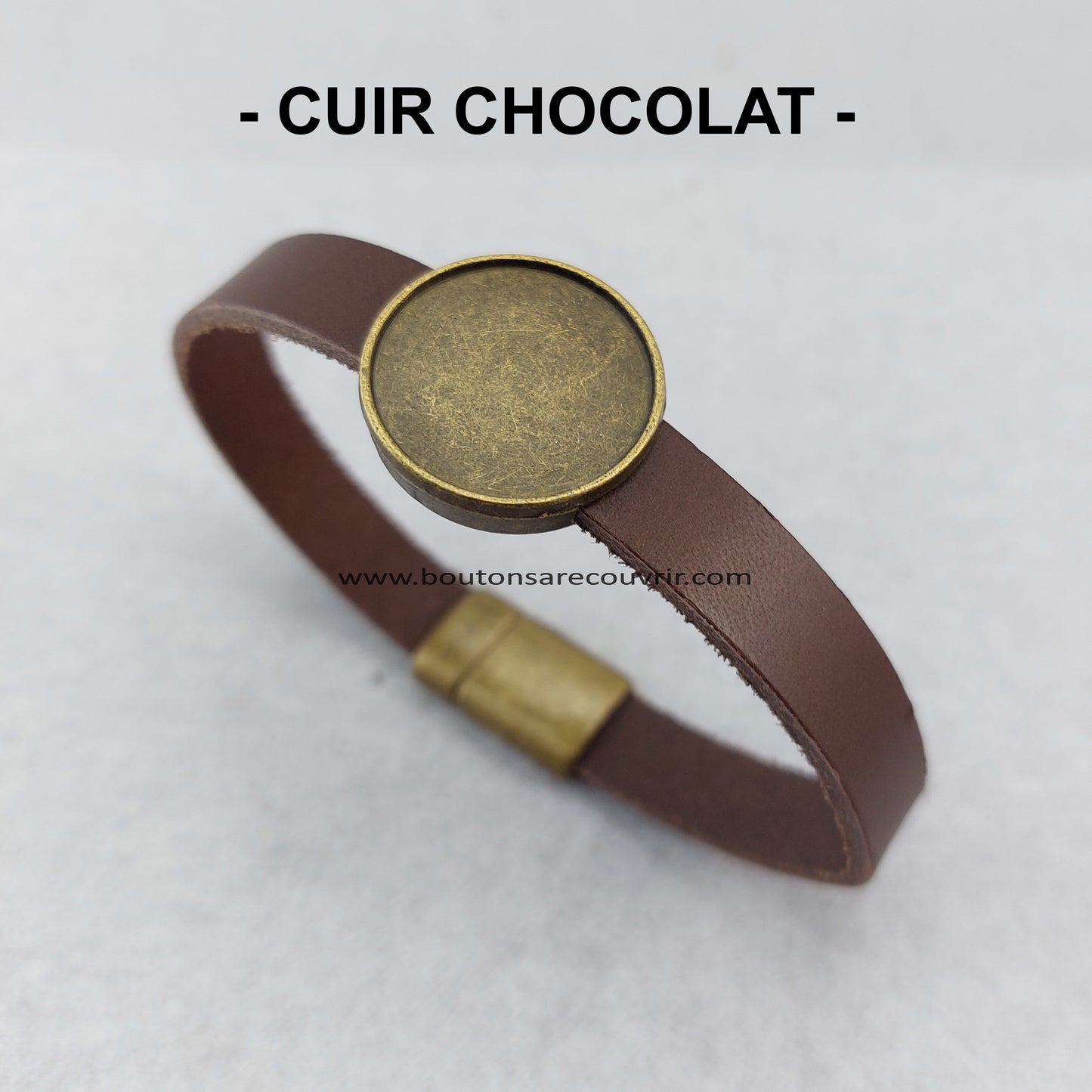 LEATHER | Chocolate leather strap