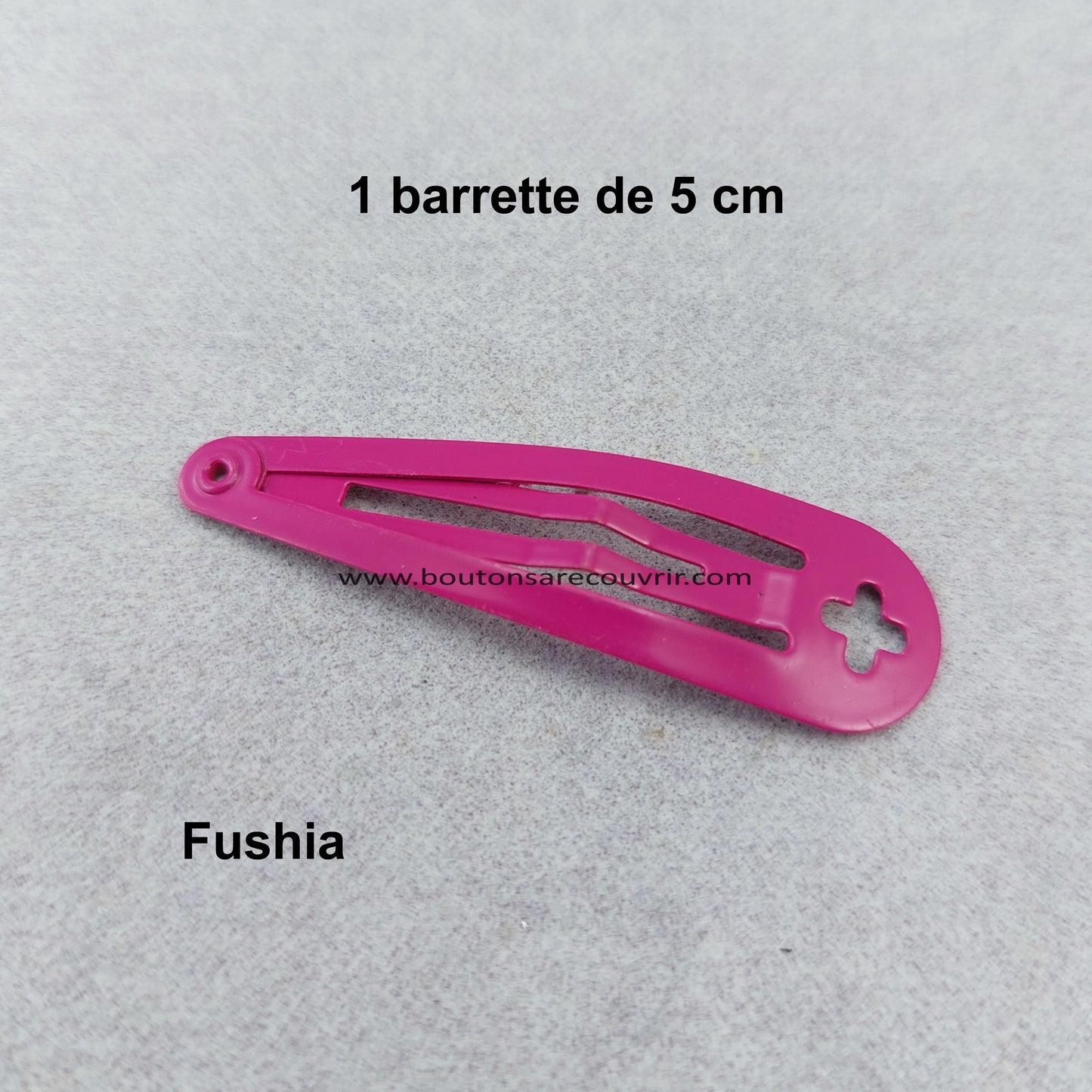 Boutons à recouvrir pour barrette personnalisable
