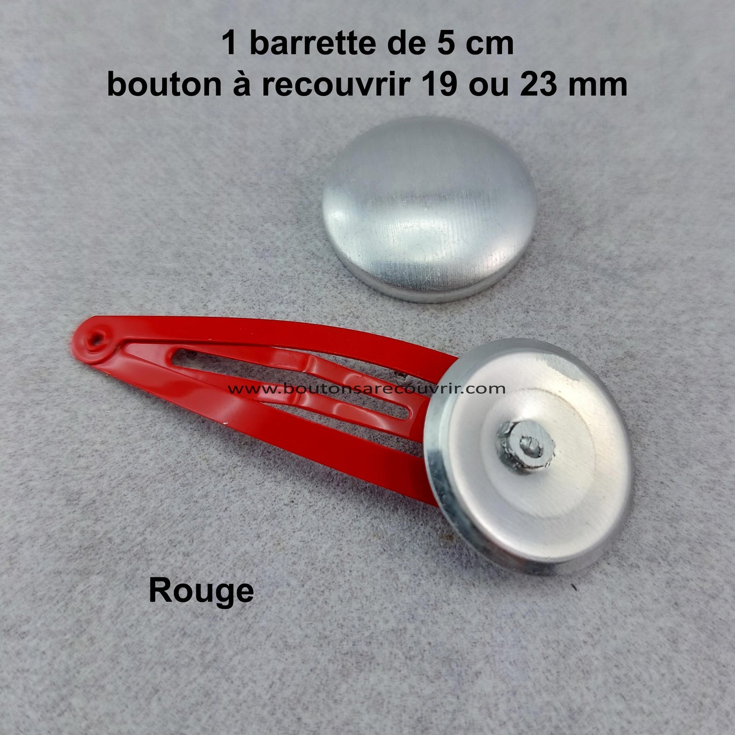Bouton à recouvrir personnalisable
