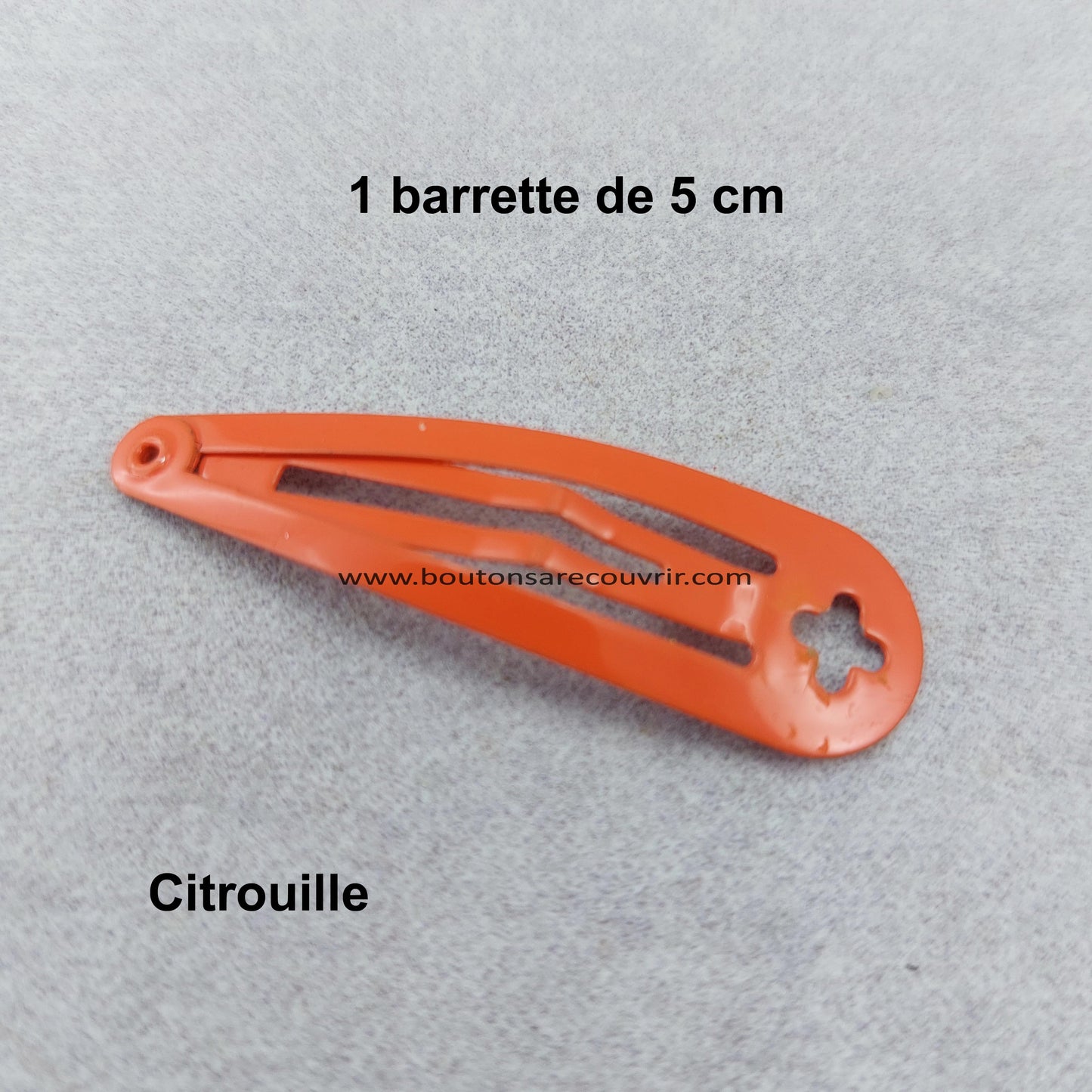 Barrette - bouton à recouvrir 19 mm
