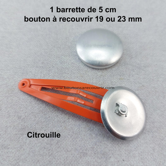 1 barrette - bouton à recouvrir 23 mm